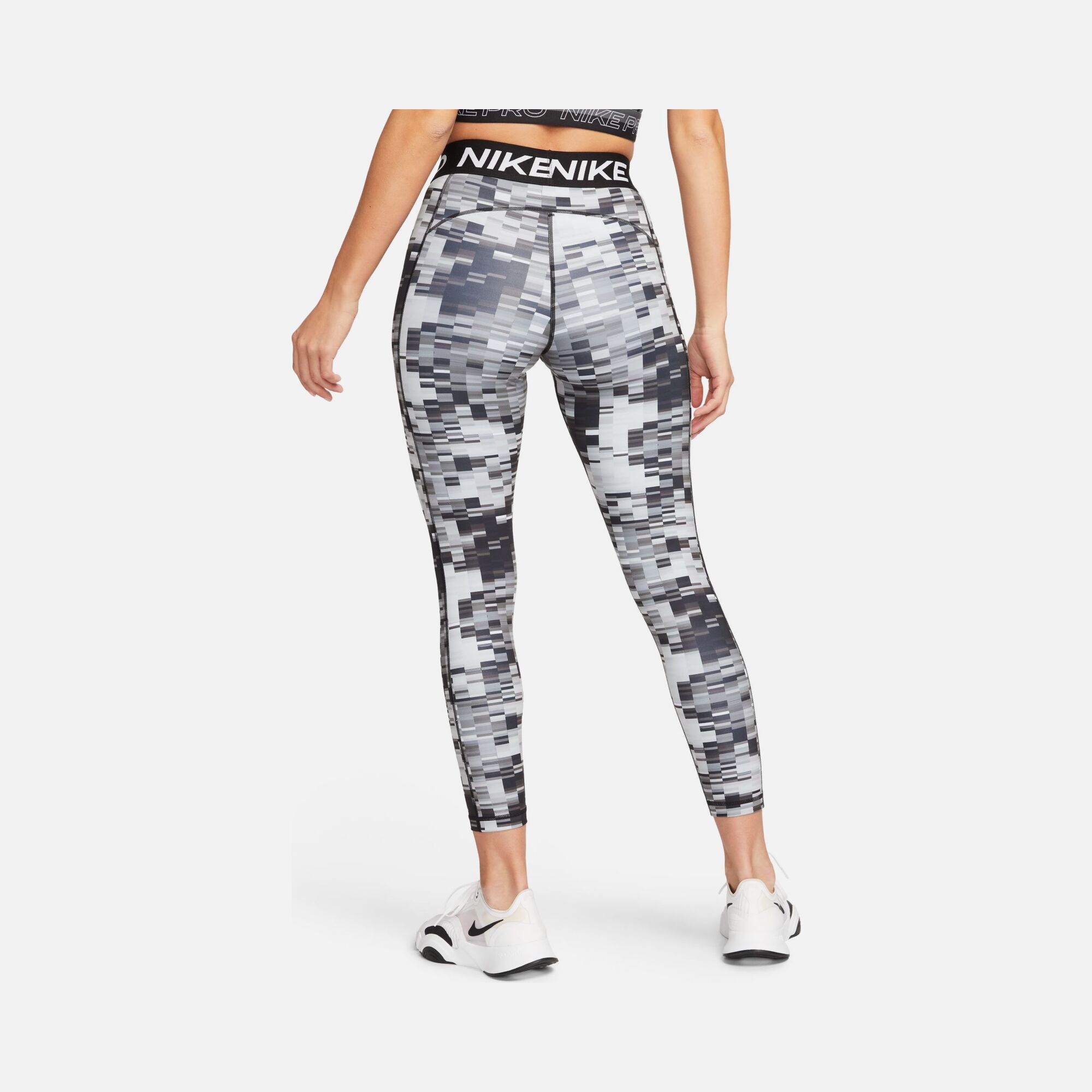 Nike Pro Dri-Fit Mid-Rise 7/8 Allover Printed Training  Kadın Tayt