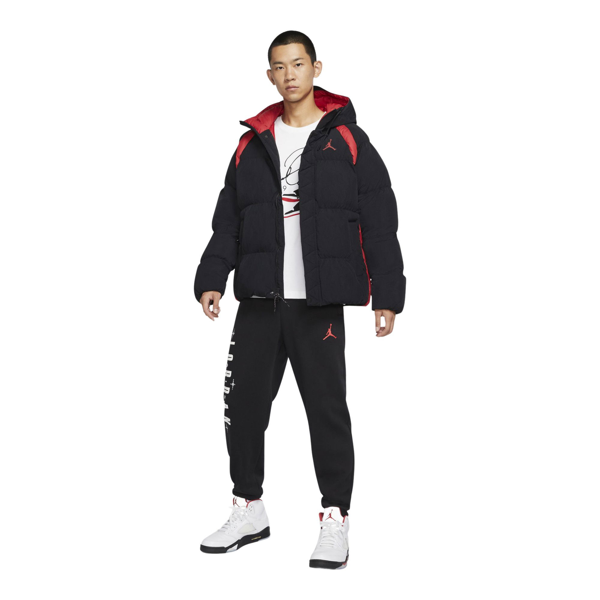 Nike Jordan Essentials Puffer Full-Zip Hoodie Erkek Mont