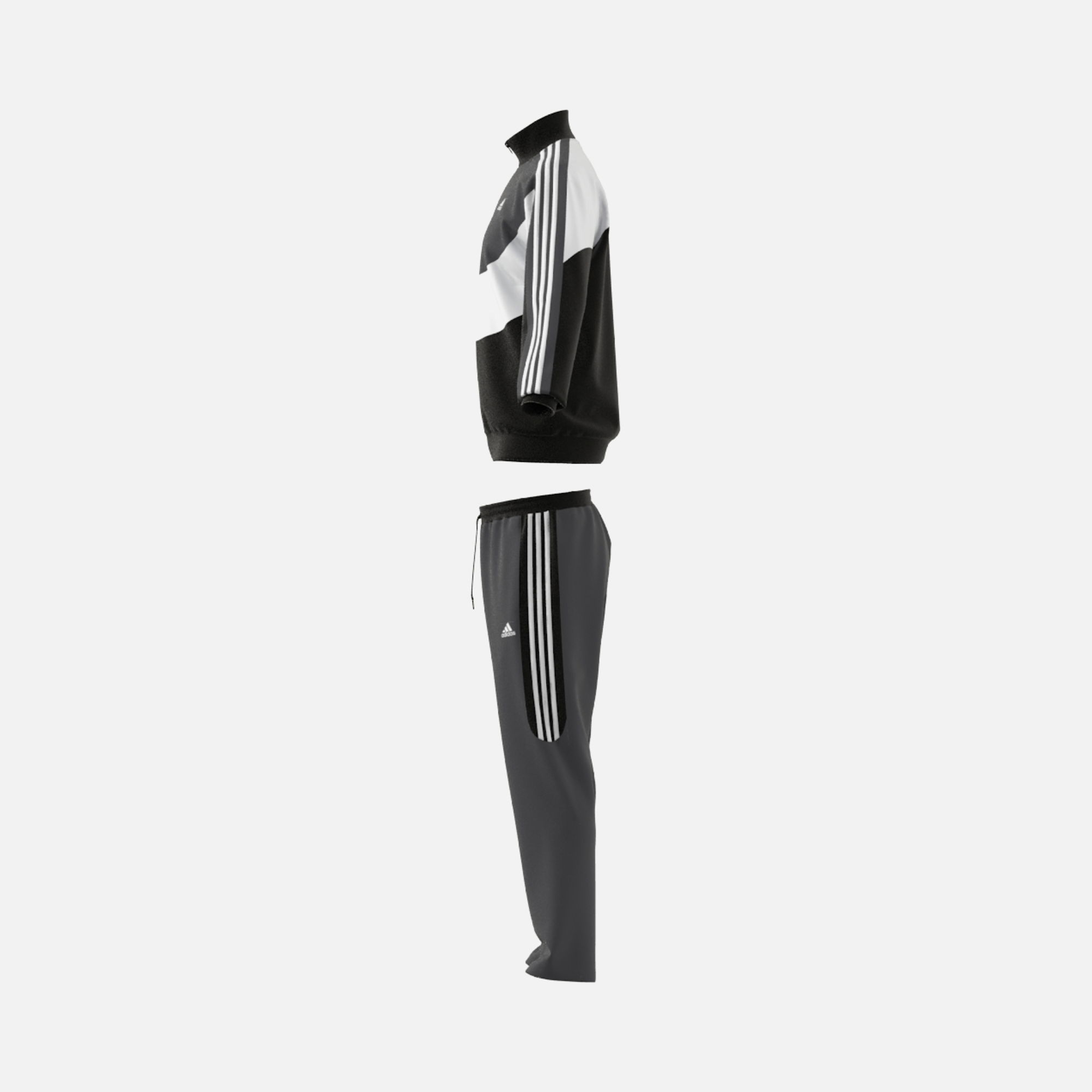 adidas Sportswear Colorblock 3-Stripes Full-Zip Erkek Eşofman Takımı