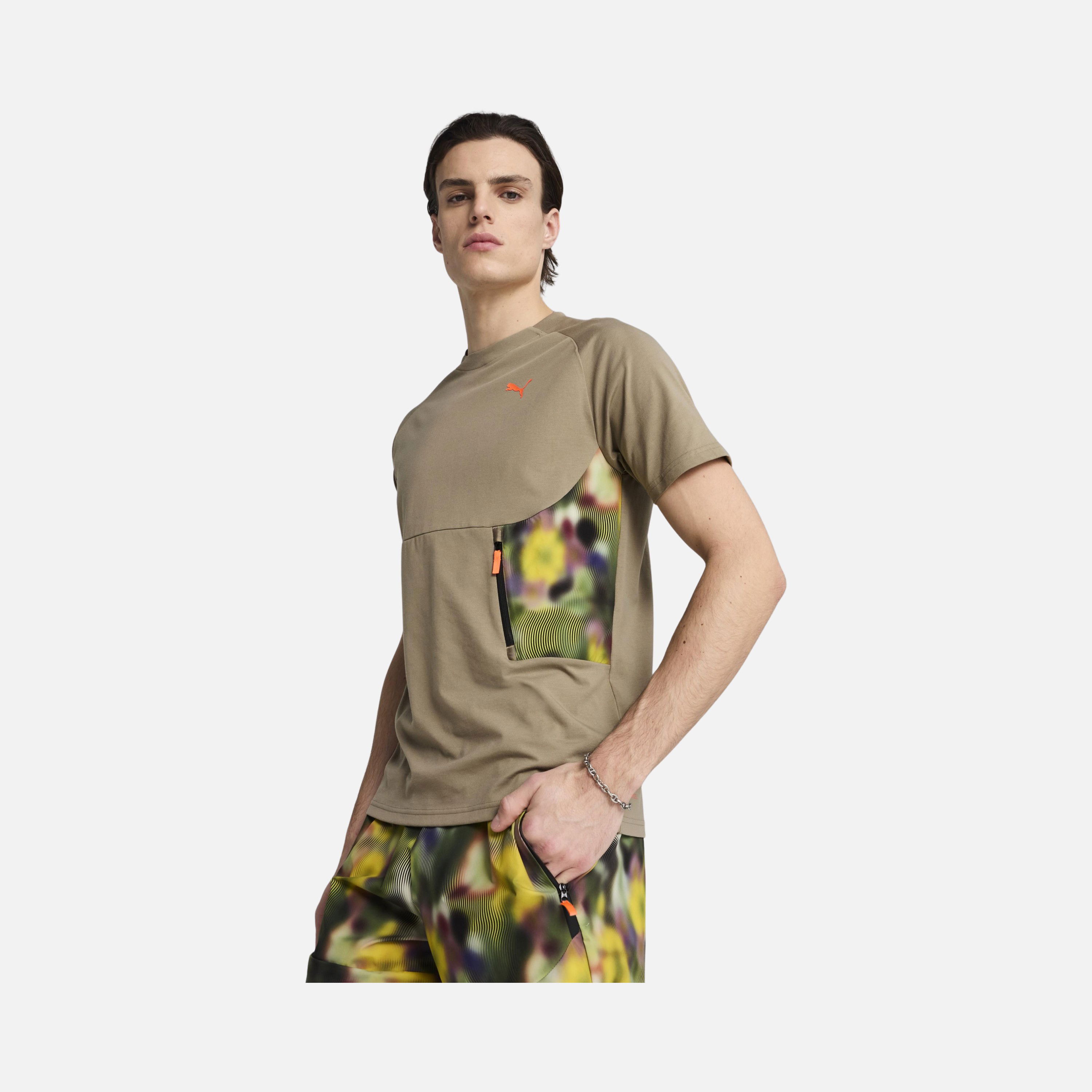 Puma Sportswear Hoops X Tech Graphic Short-Sleeve Erkek Tişört