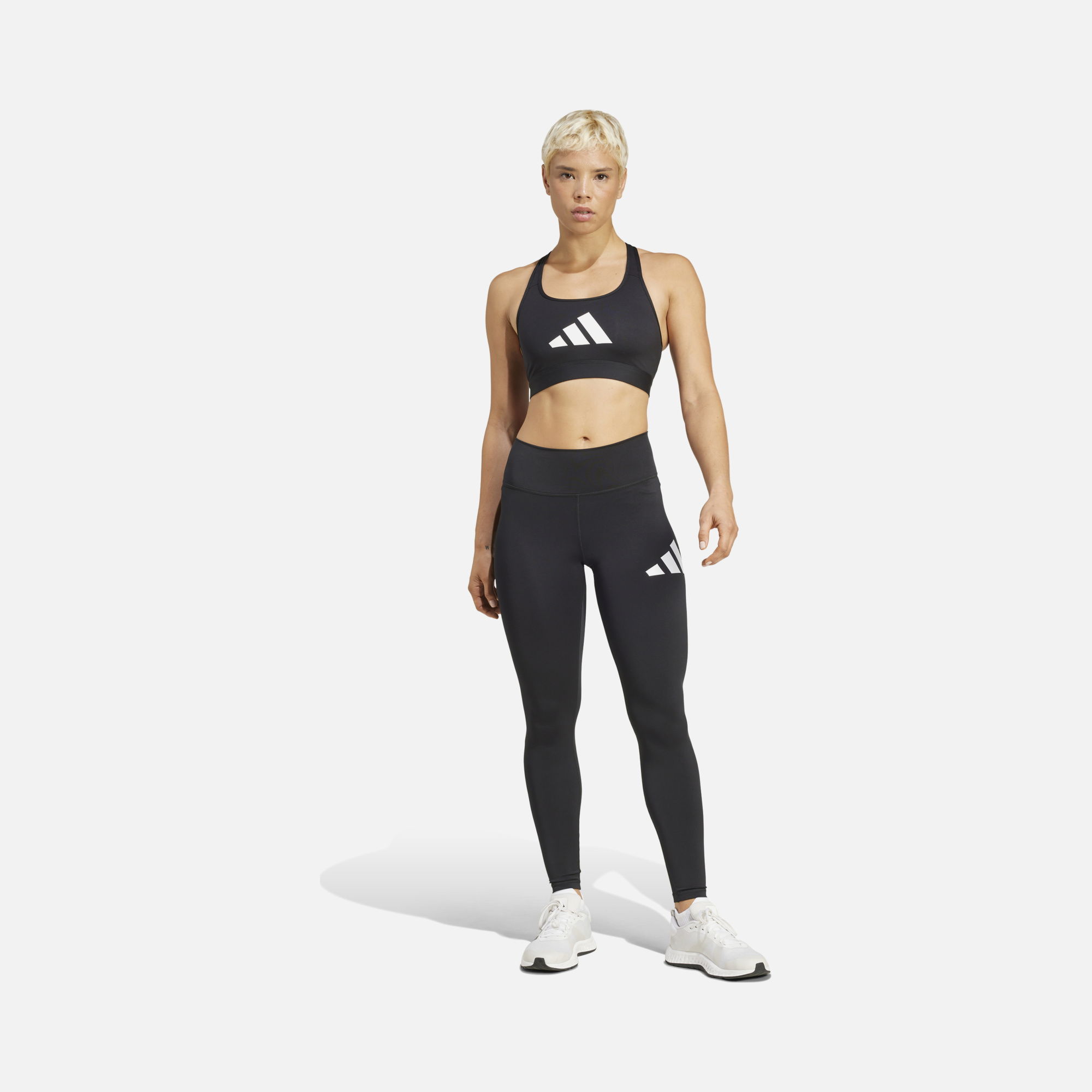 adidas AEROREADY Train Essentials Big Logo High Waist Full-Length Gym & Training Kadın Tayt