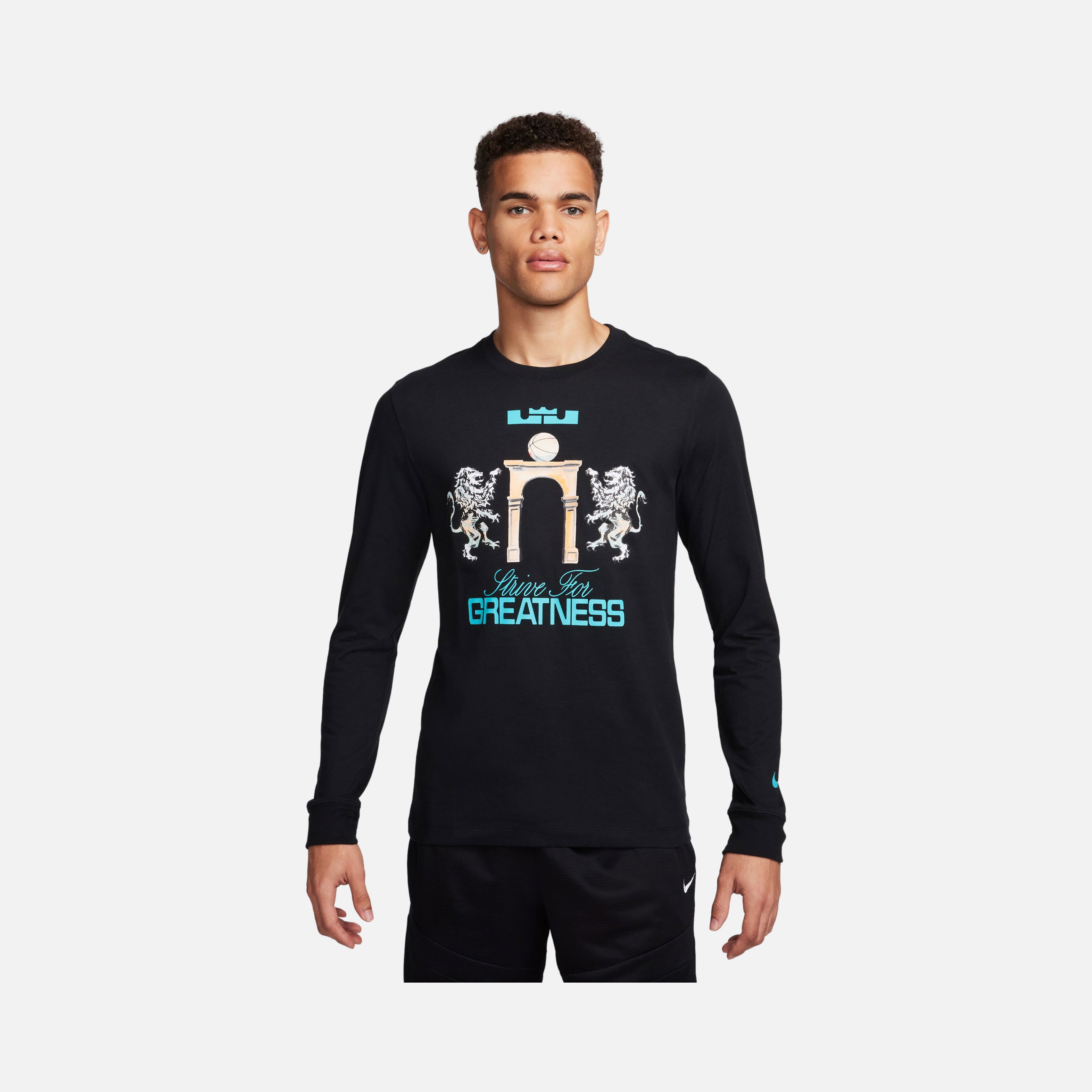 Nike LeBron Signature ''by artist Jacob Rochester'' Long-Sleeve Erkek Tişört