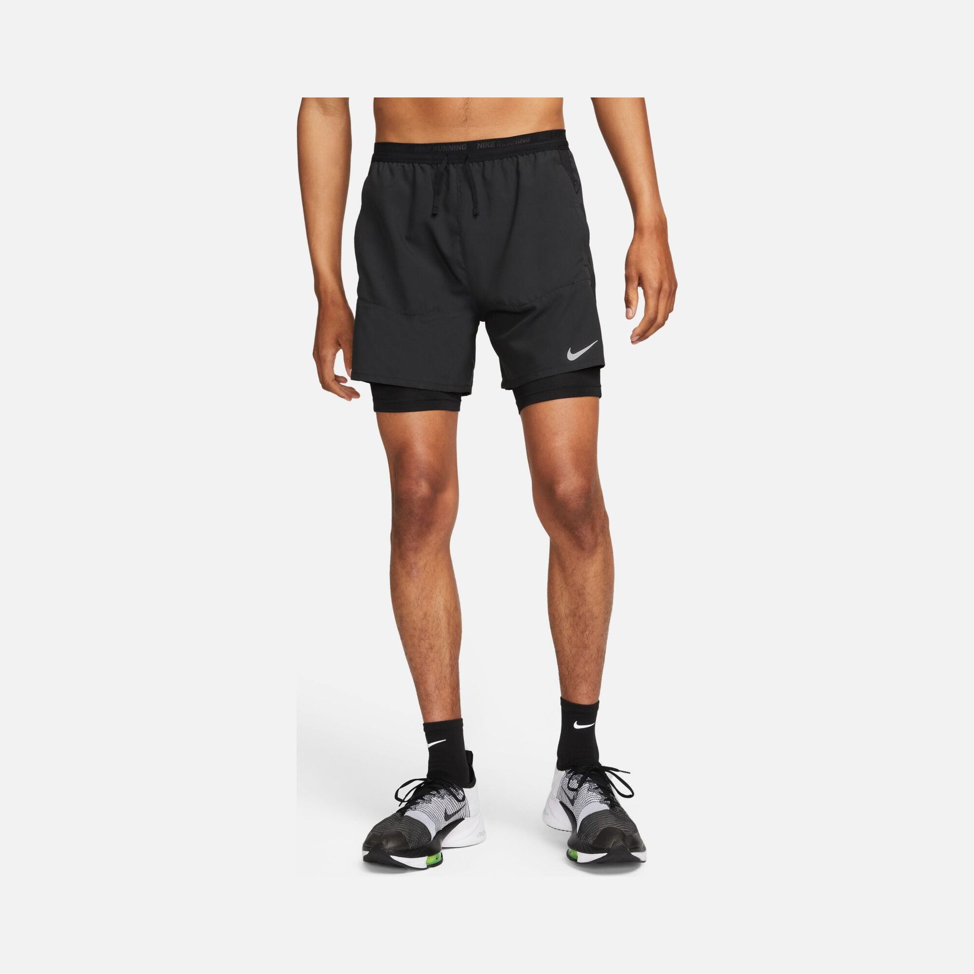Nike Dri-Fit Stride Hybrid 13cm (approx.) 2-in-1 Running Erkek Şort