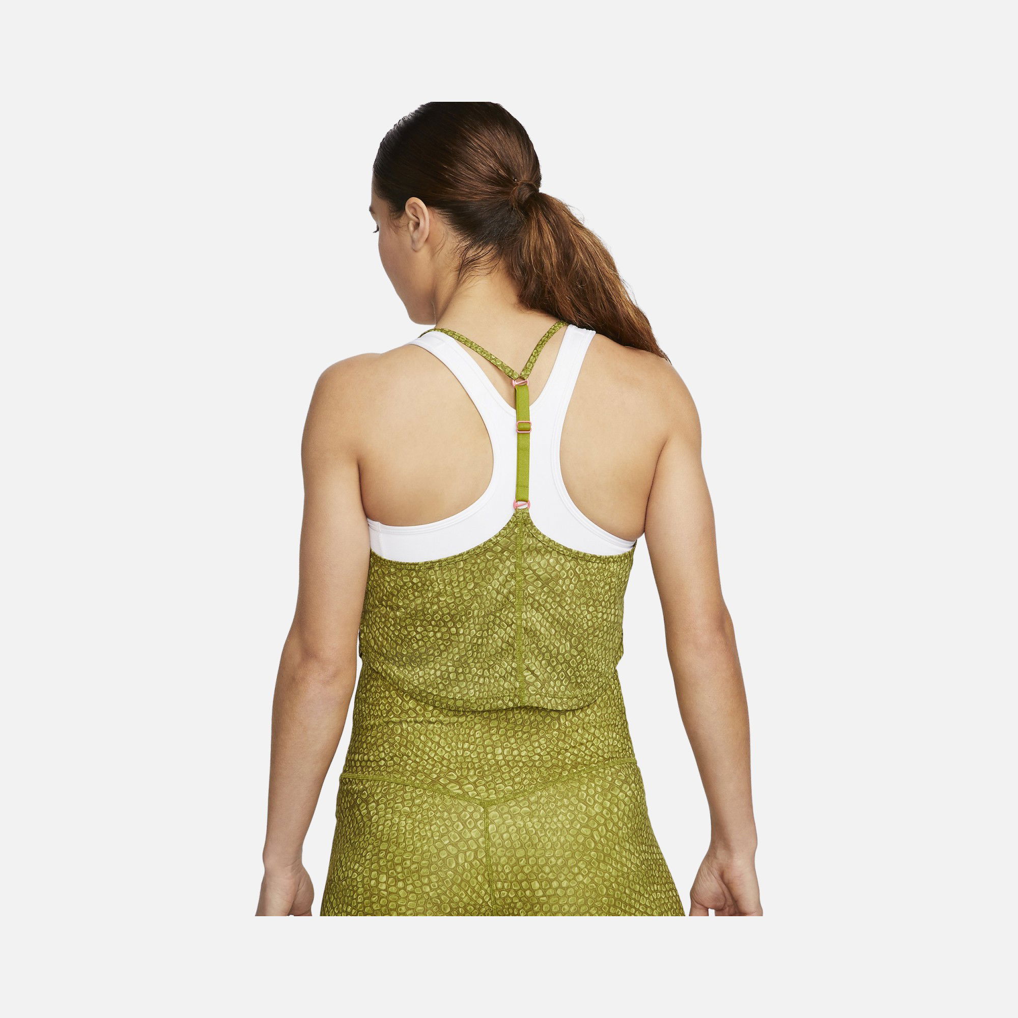 Nike Dri-Fit One Printed Crop Training Kadın Atlet