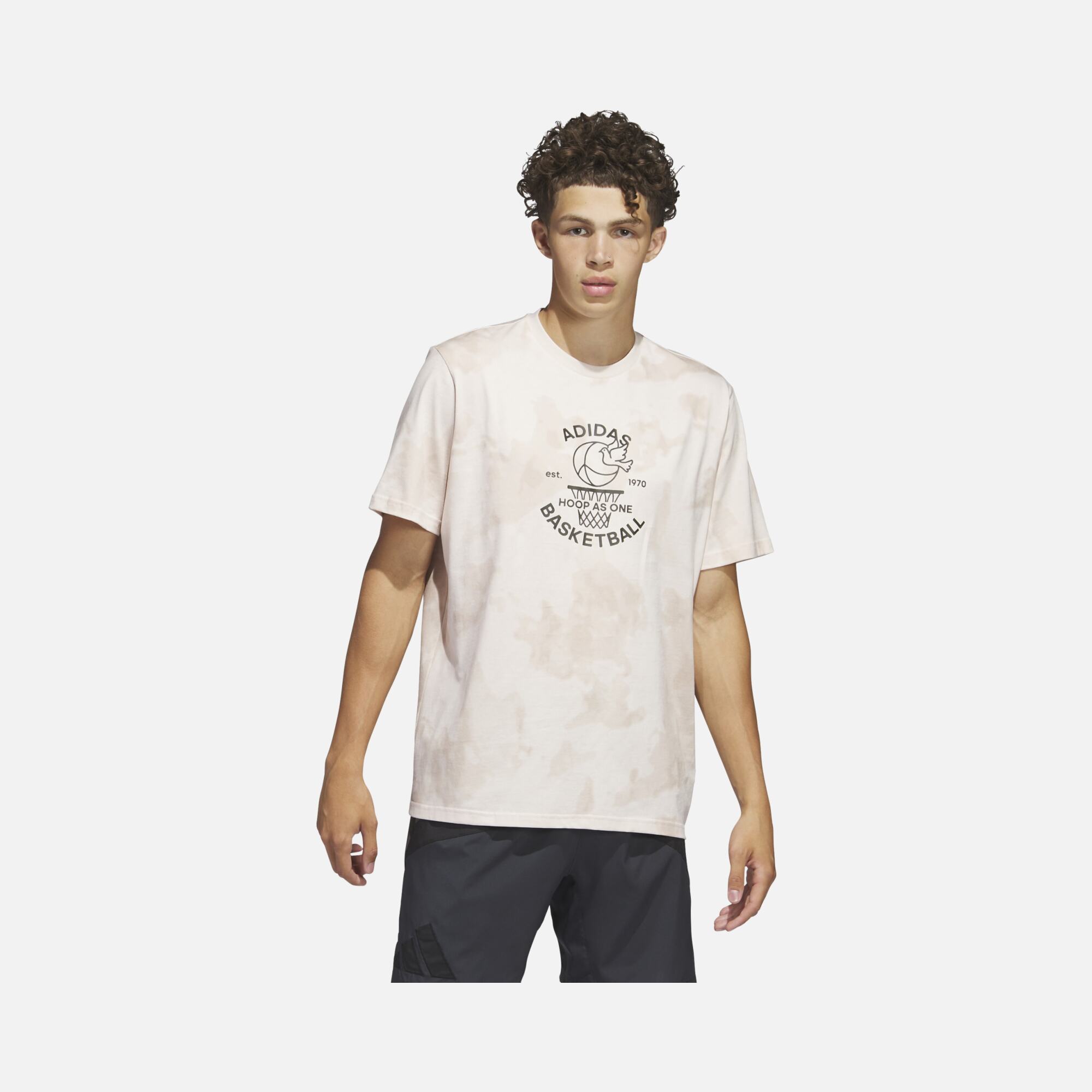 adidas Worldwide Hoops Basketball Graphic Short-Sleeve Erkek Tişört