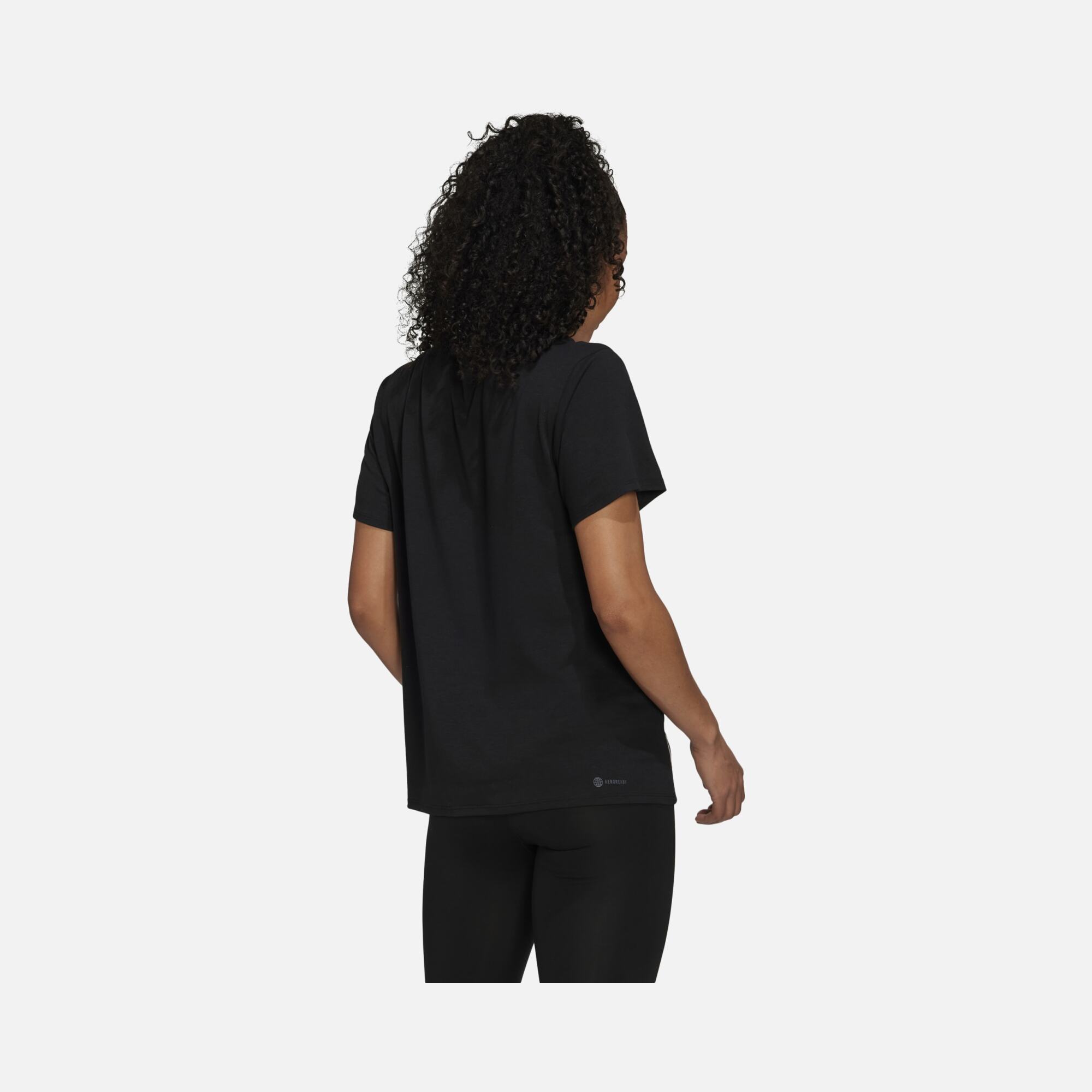 adidas AEROREADY Trainicons 3-Stripes Training Kadın Tişört
