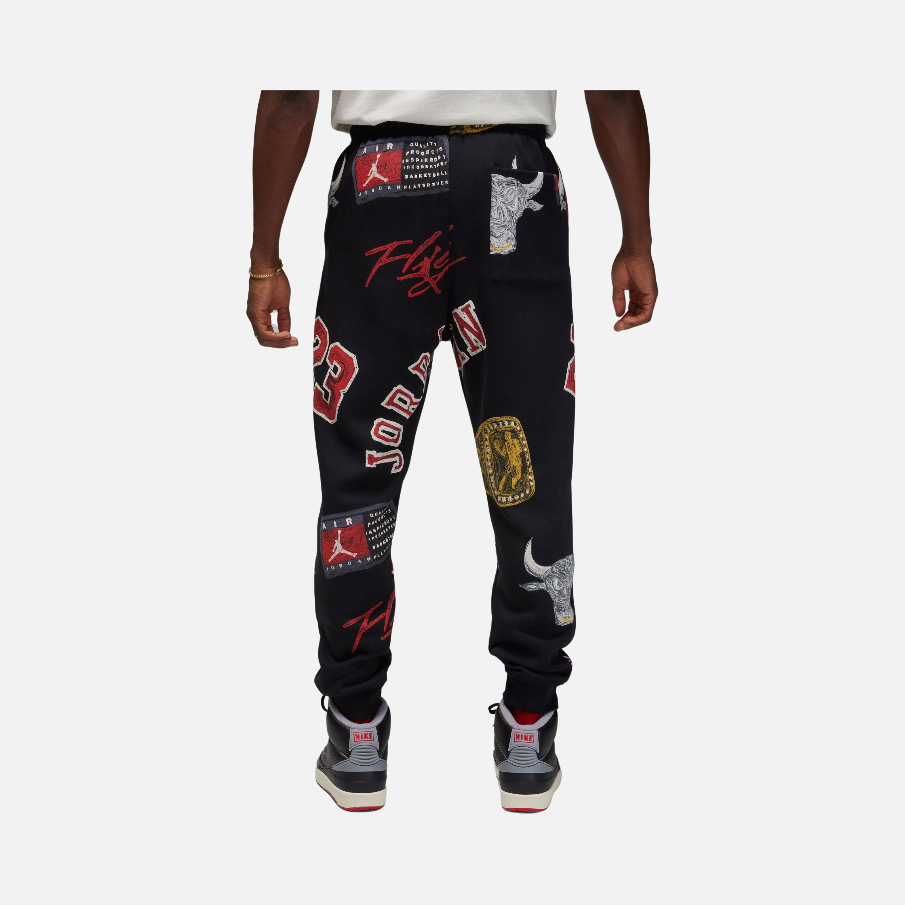Nike Jordan Essentials Fleece All-Over Printed Erkek Eşofman Altı
