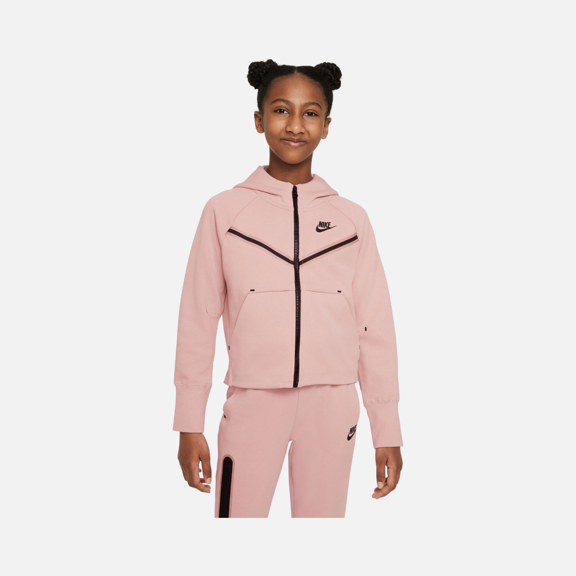 Nike Sportswear Tech Fleece Full-Zip Hoodie (Girls') Çocuk Sweatshirt