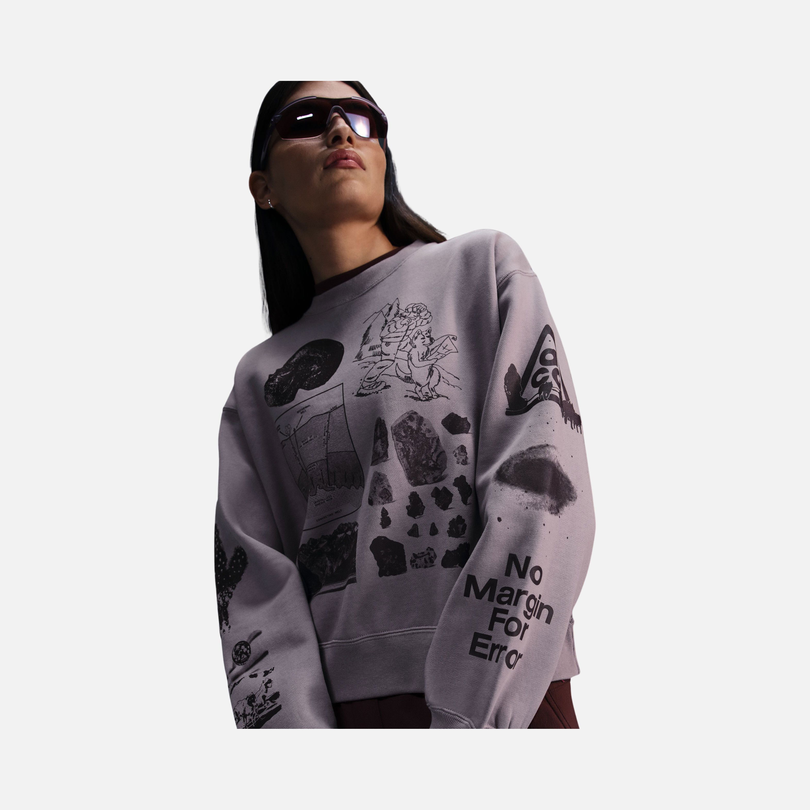 Nike Sportswear ACG "Tuff Fleece" Therma-Fit Repel Crew Kadın Sweatshirt