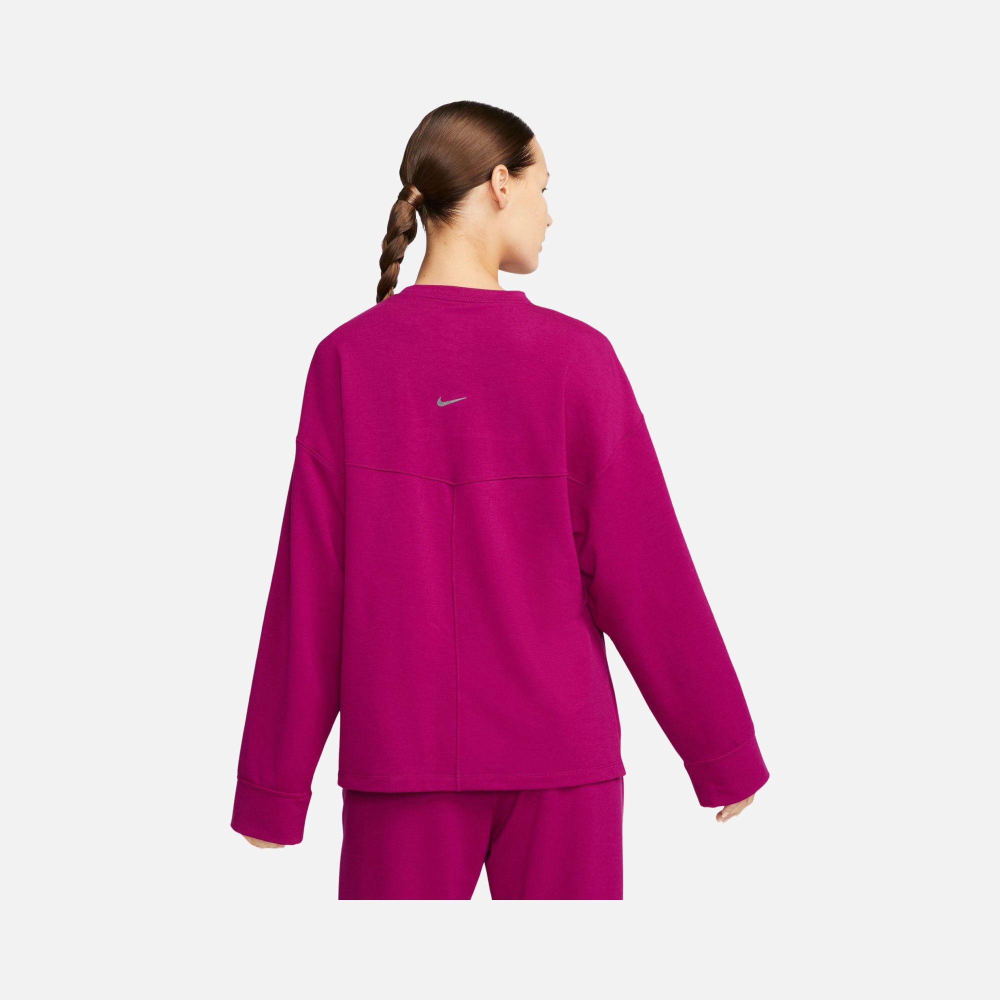 Nike Yoga Dri-Fit Fleece Long-Sleeve Kadın Tişört