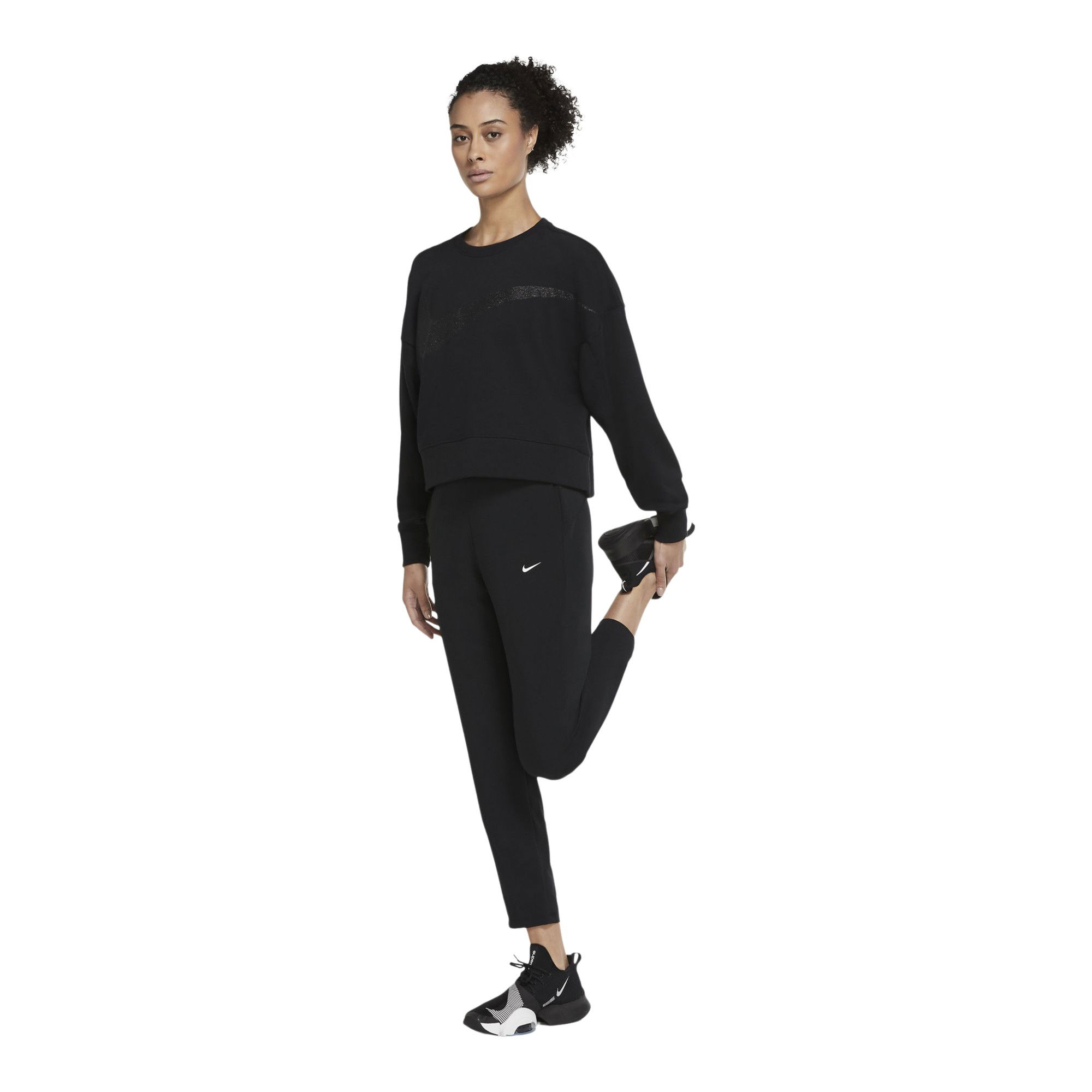Nike Dri-Fit Get Fit Swoosh Training Crew Kadın Sweatshirt