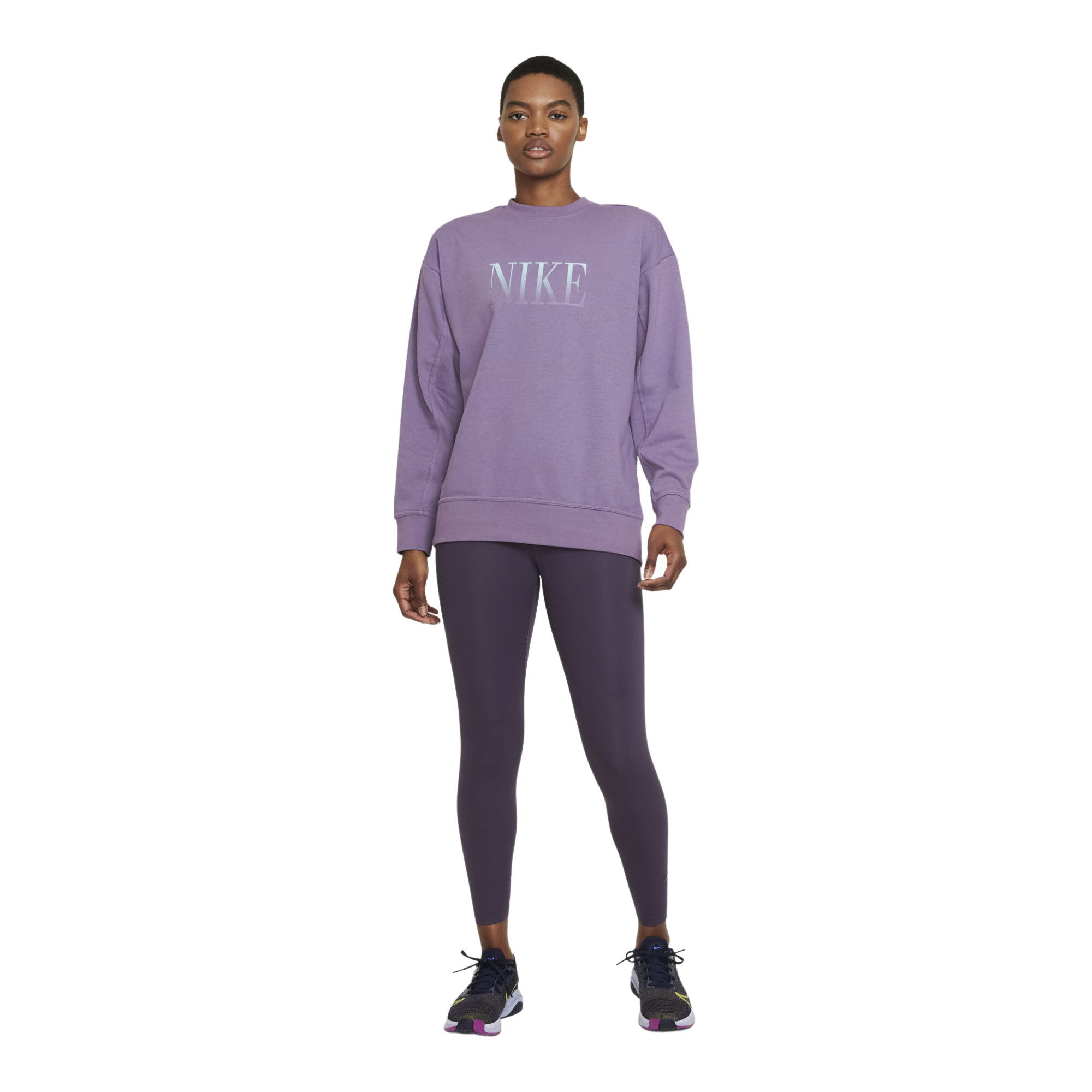 Nike Dri-Fit Get Fit Graphic Training Crew Kadın Sweatshirt