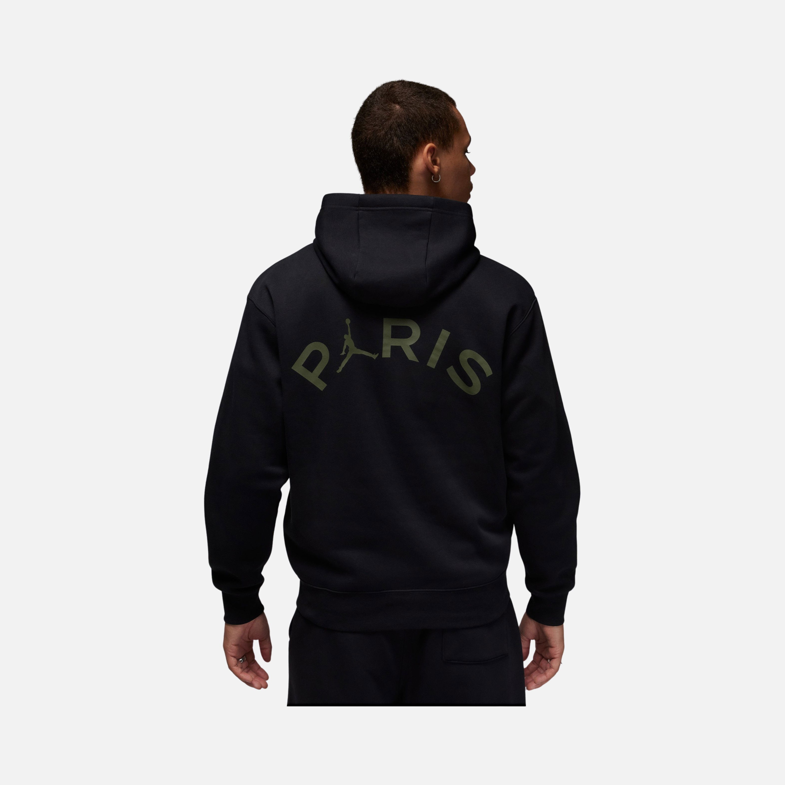 Nike Paris Saint-Germain Wordmark Heritage Fleece Pullover Hoodie Erkek Sweatshirt