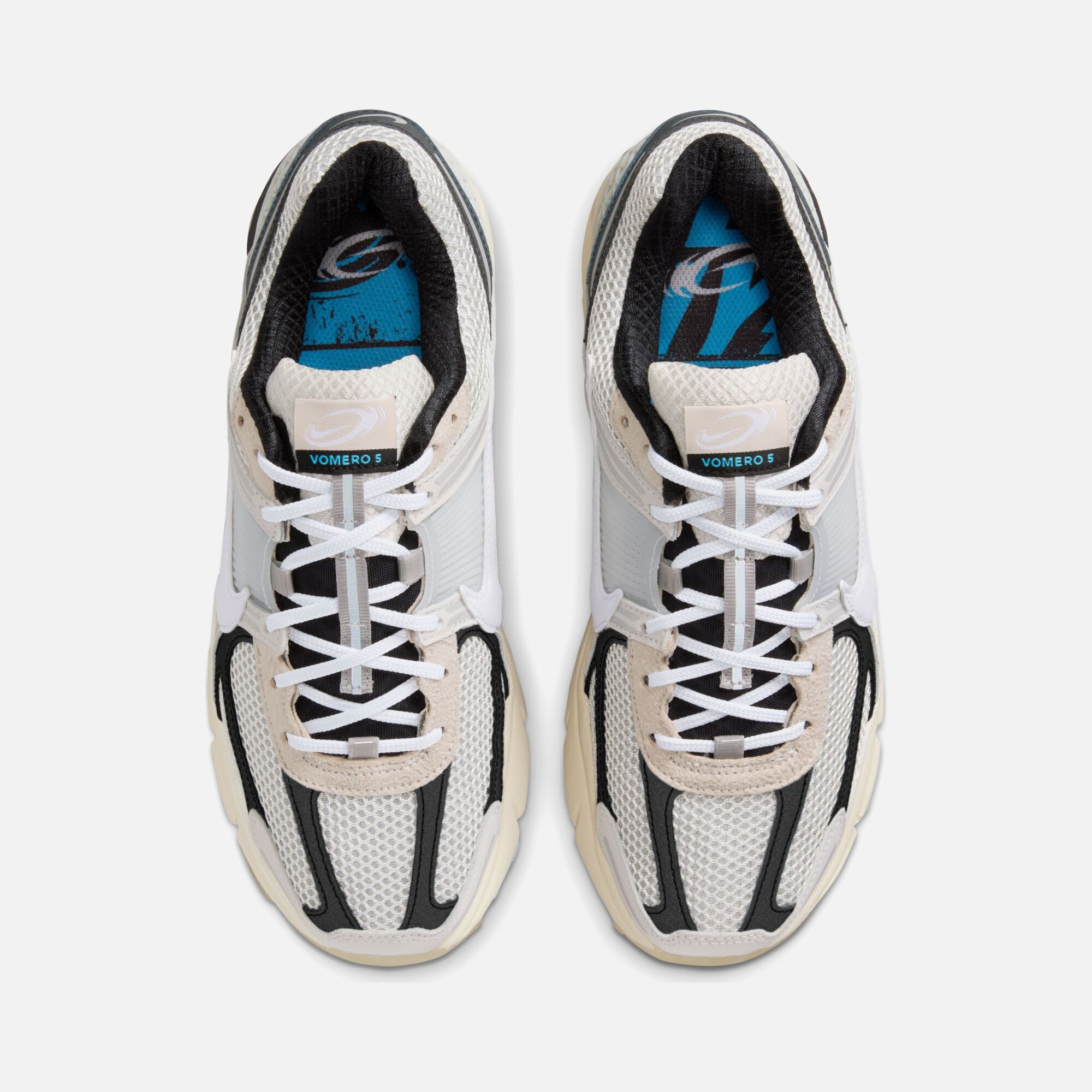 Nike Zoom Vomero 5 Premium ''Light Bone and Black'' Erkek Spor Ayakkabı