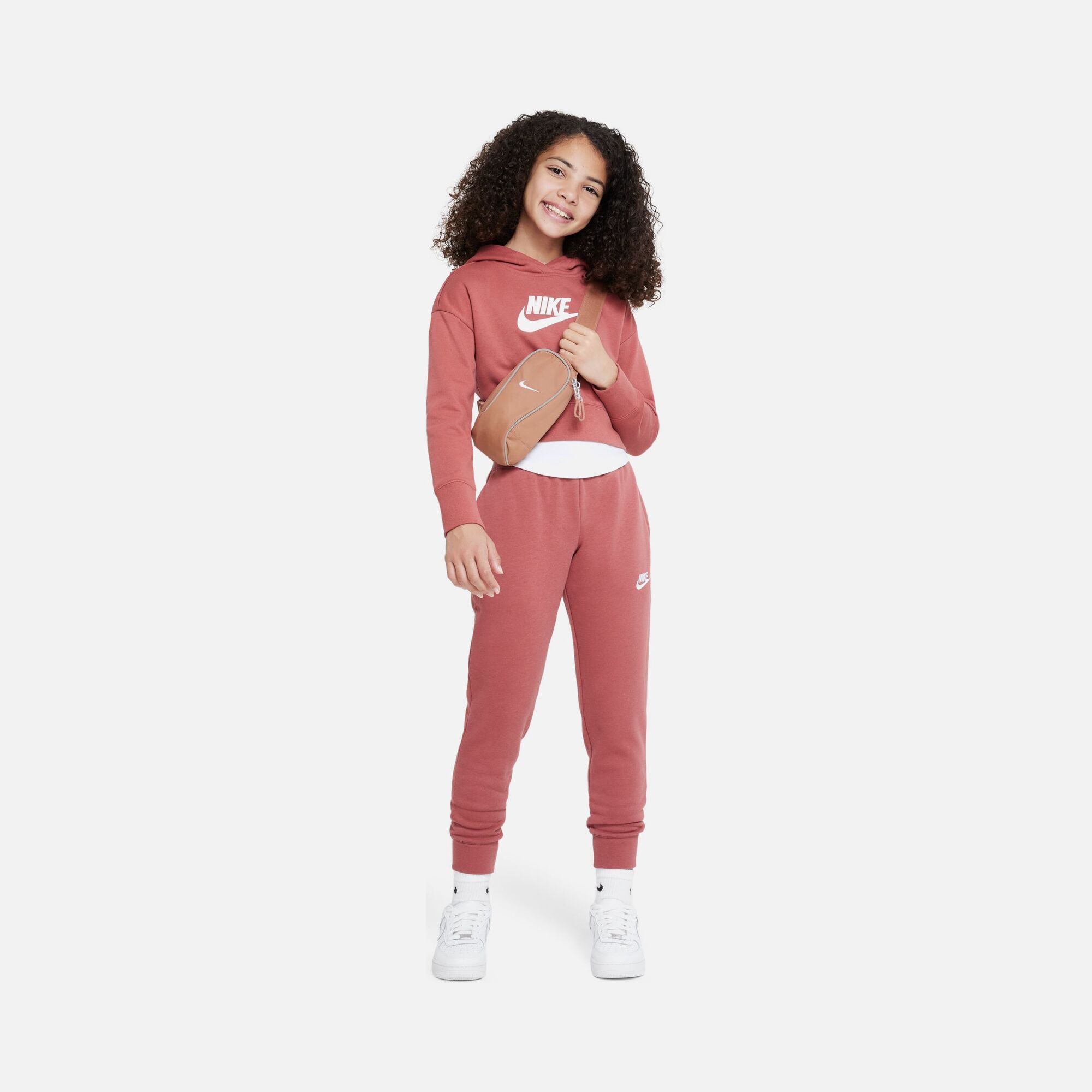 Nike Sportswear Club French Tery Crop Hoodie (Girls') Çocuk Sweatshirt