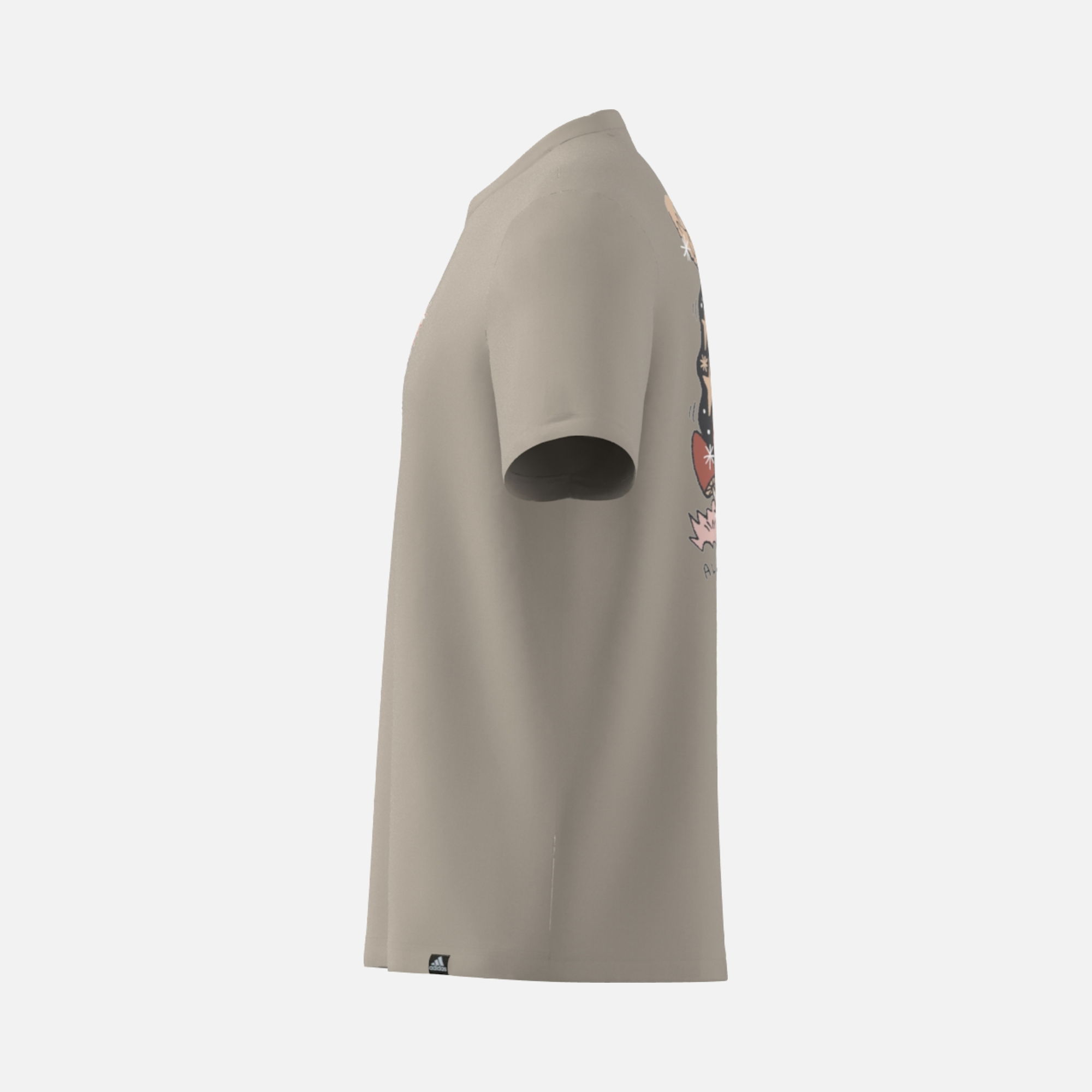 adidas Sportswear Elevated Doodle Puff Graphic Short-Sleeve Erkek Tişört