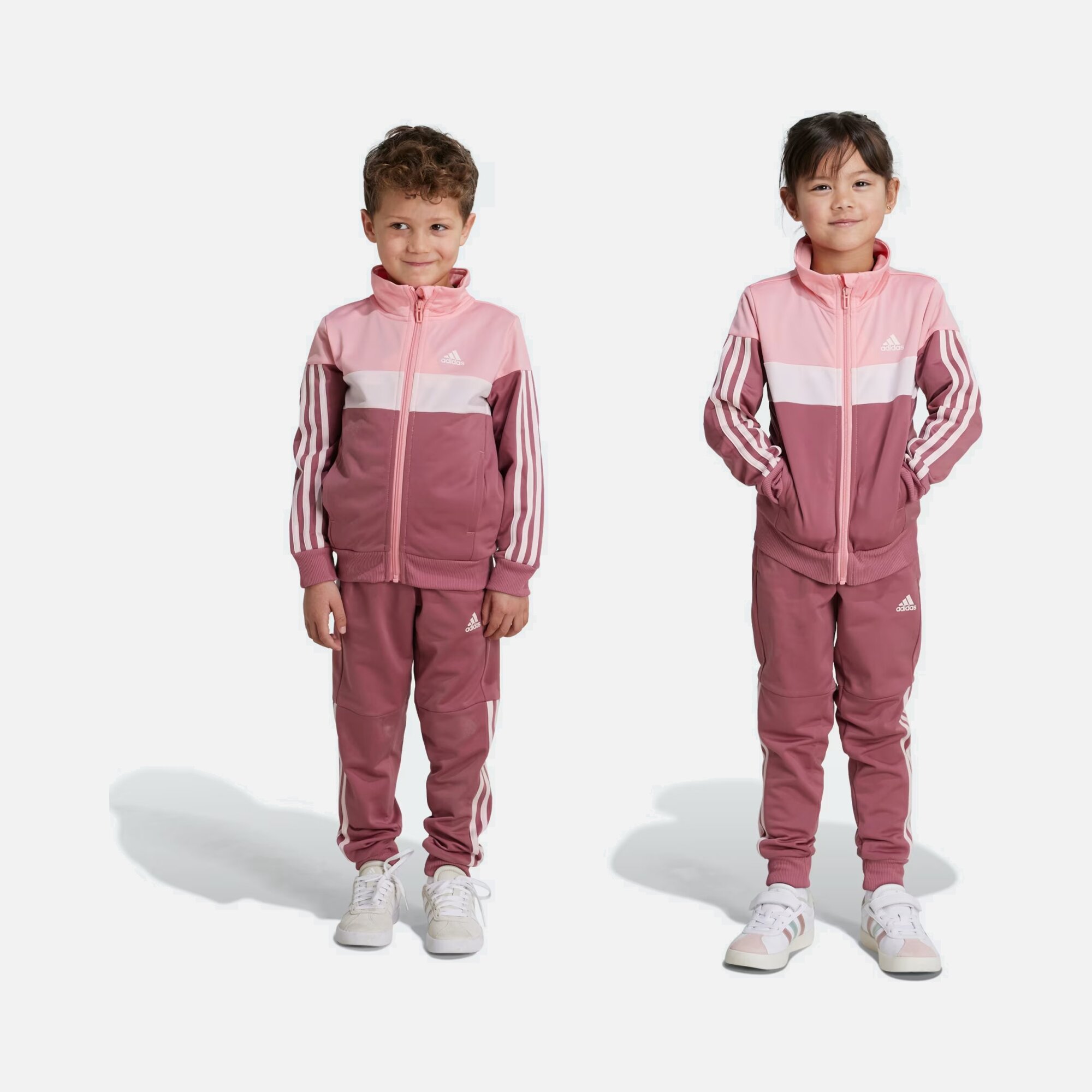 adidas Sportswear Tiberio 3-Stripes Colorblock Shiny Çocuk Eşofman Takımı