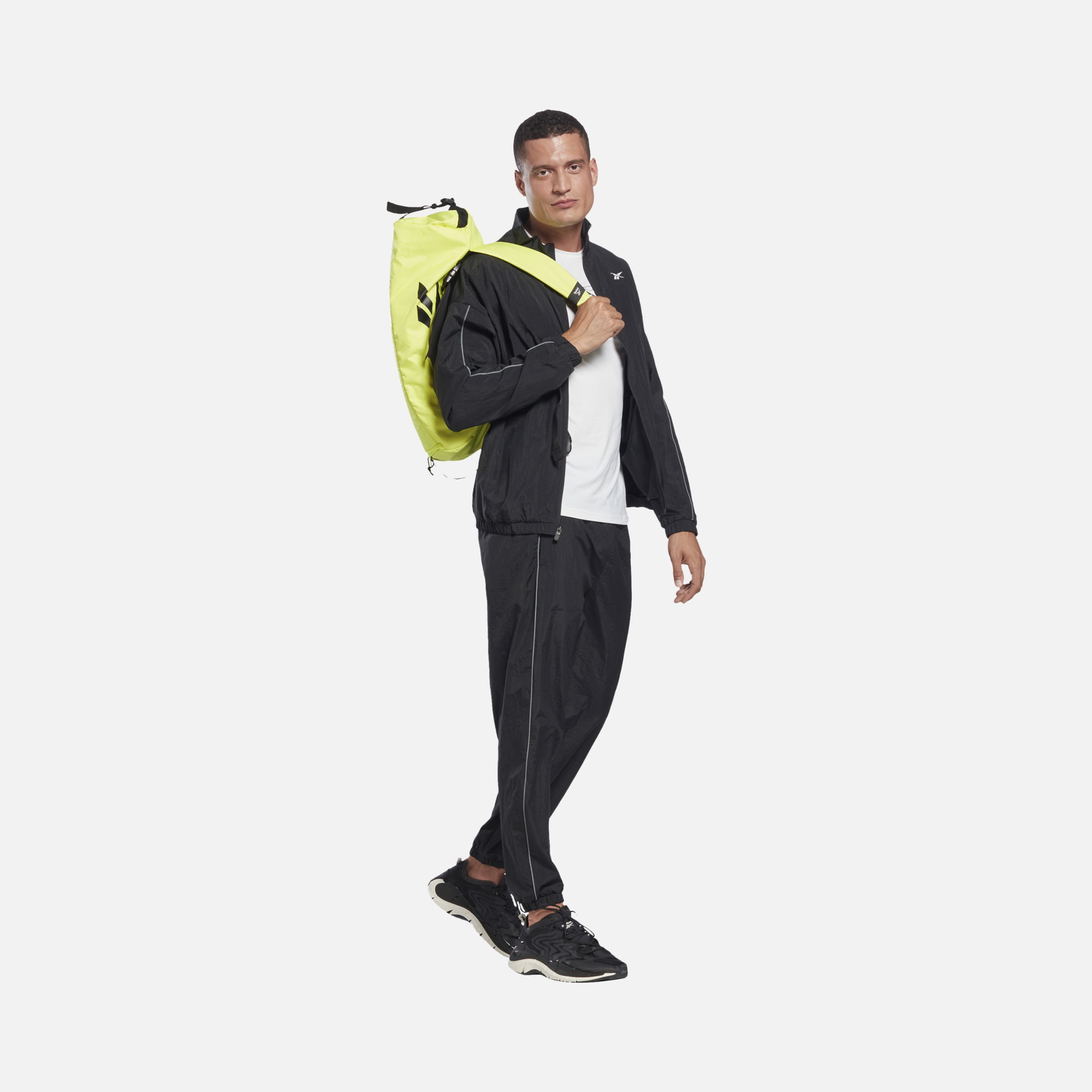Reebok Workout Woven Full-Zip Erkek Eşofman Takımı
