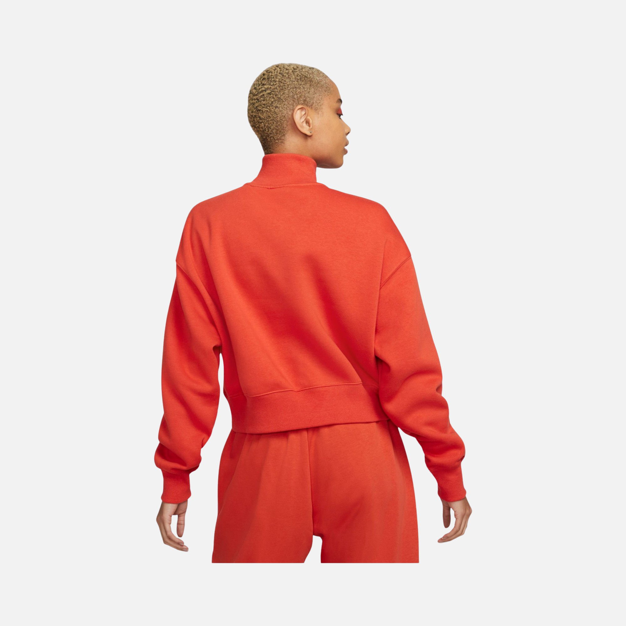 Nike Sportswear Phoenix Fleece Oversized Crop 1/2-Zip Kadın Sweatshirt