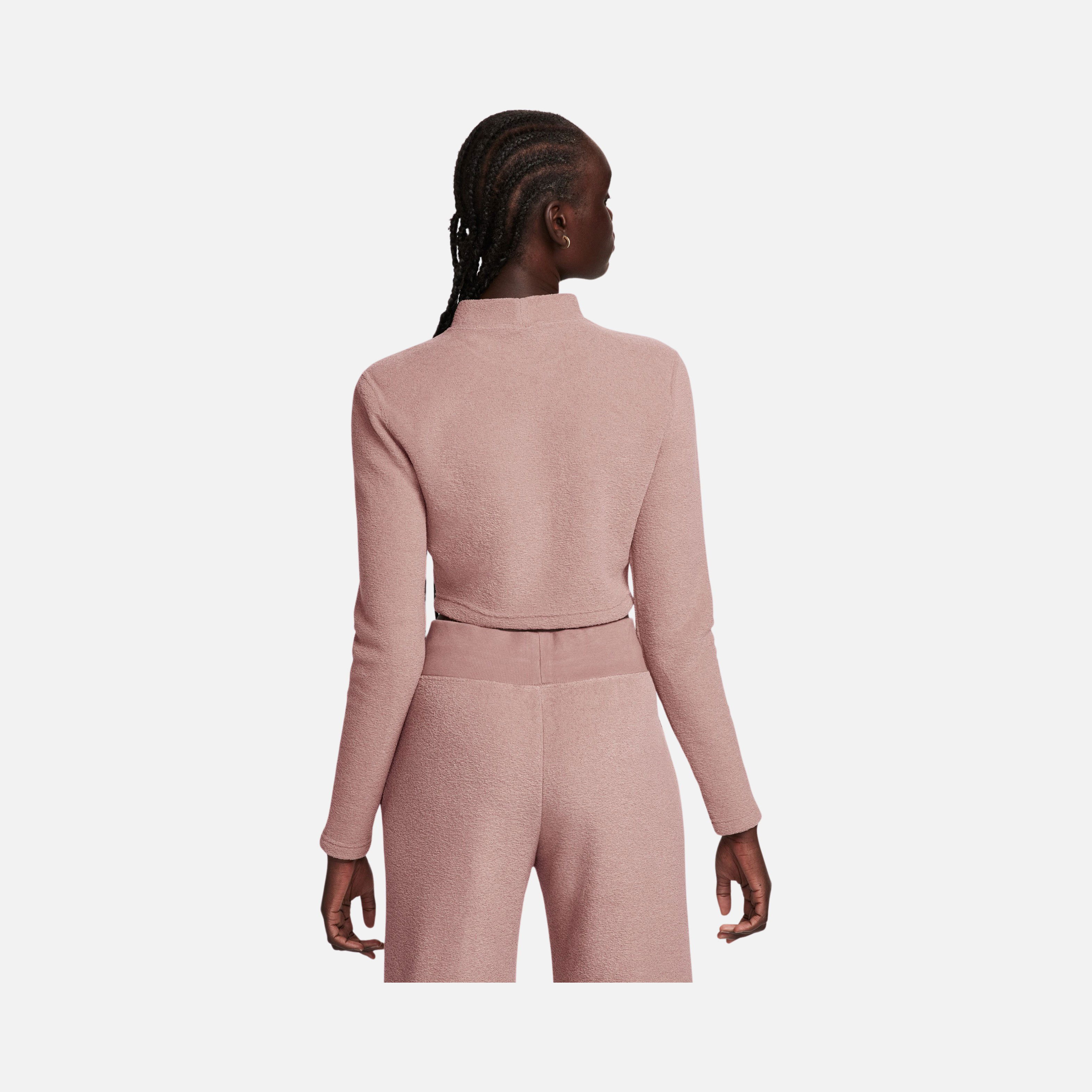 Nike Sportswear Phoenix Plush Fleece Slim Mock-Neck Kadın Sweatshirt