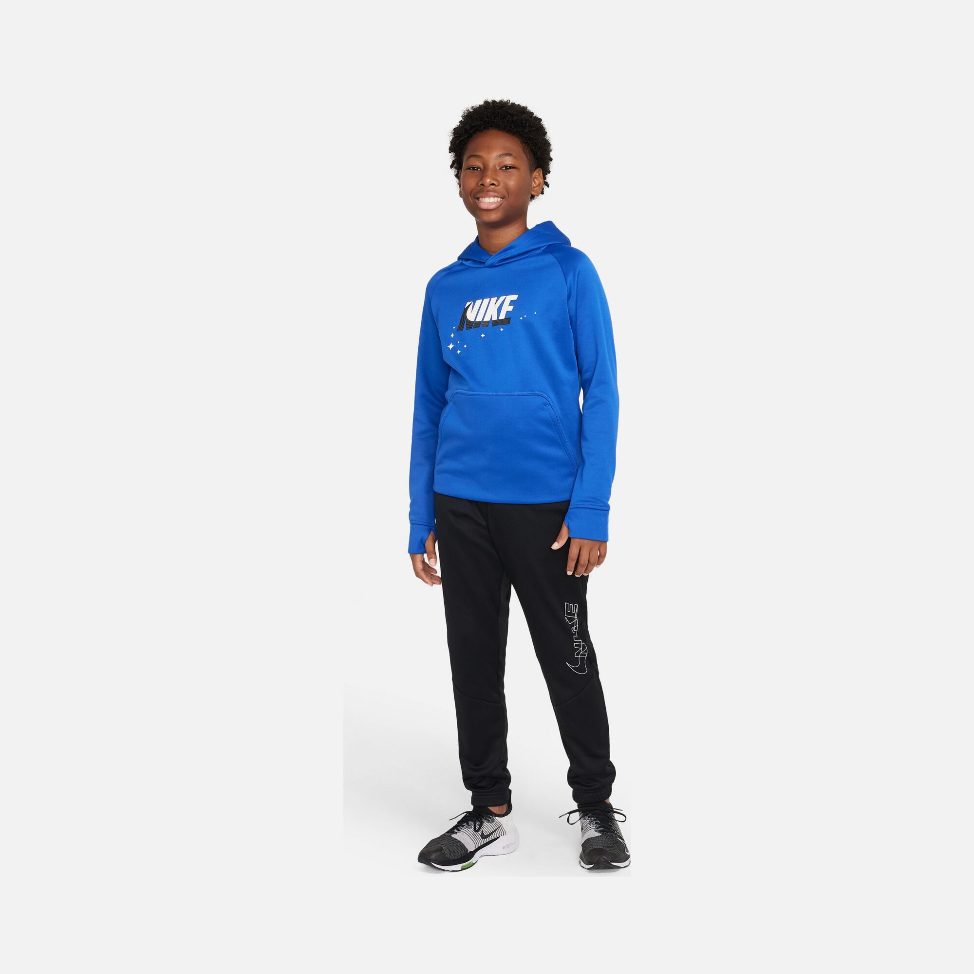 Nike Therma-Fit Graphic Pollover Hoodie (Boys') Çocuk Sweatshirt