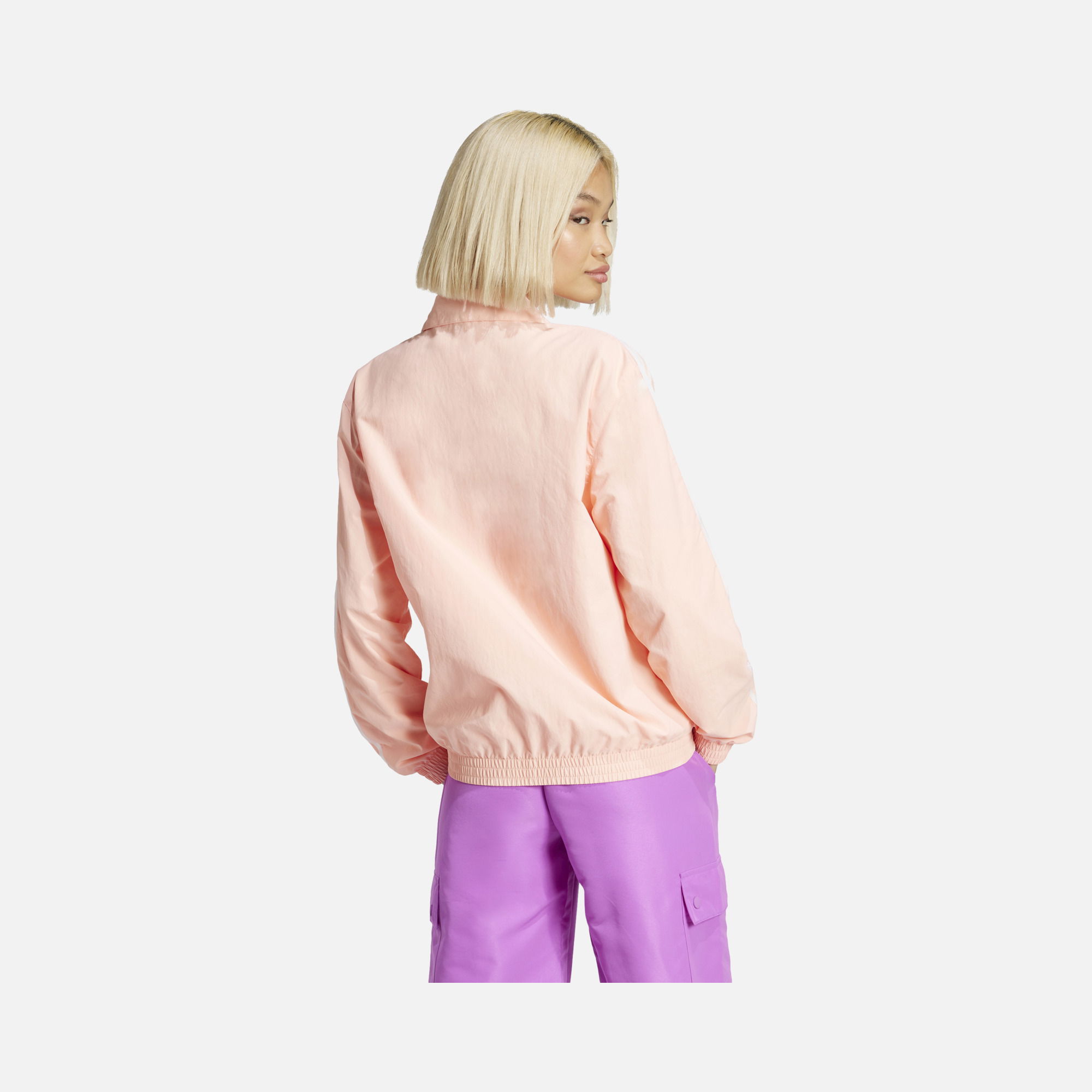 adidas Originals 3-Stripes Woven Fabric Full-Zip Kadın