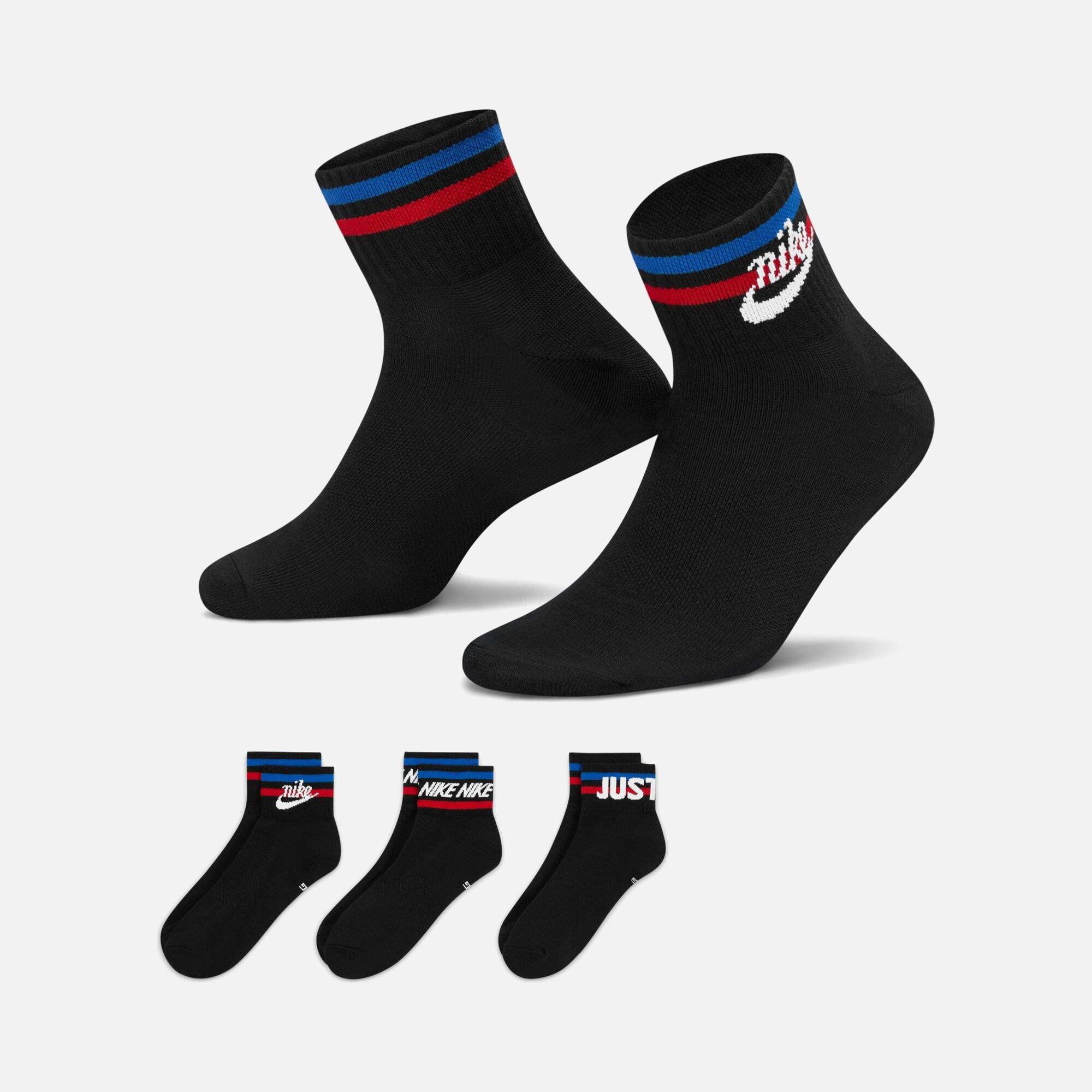 Nike Sportswear Everyday Essential Ankle (3 Pairs) Unisex Çorap