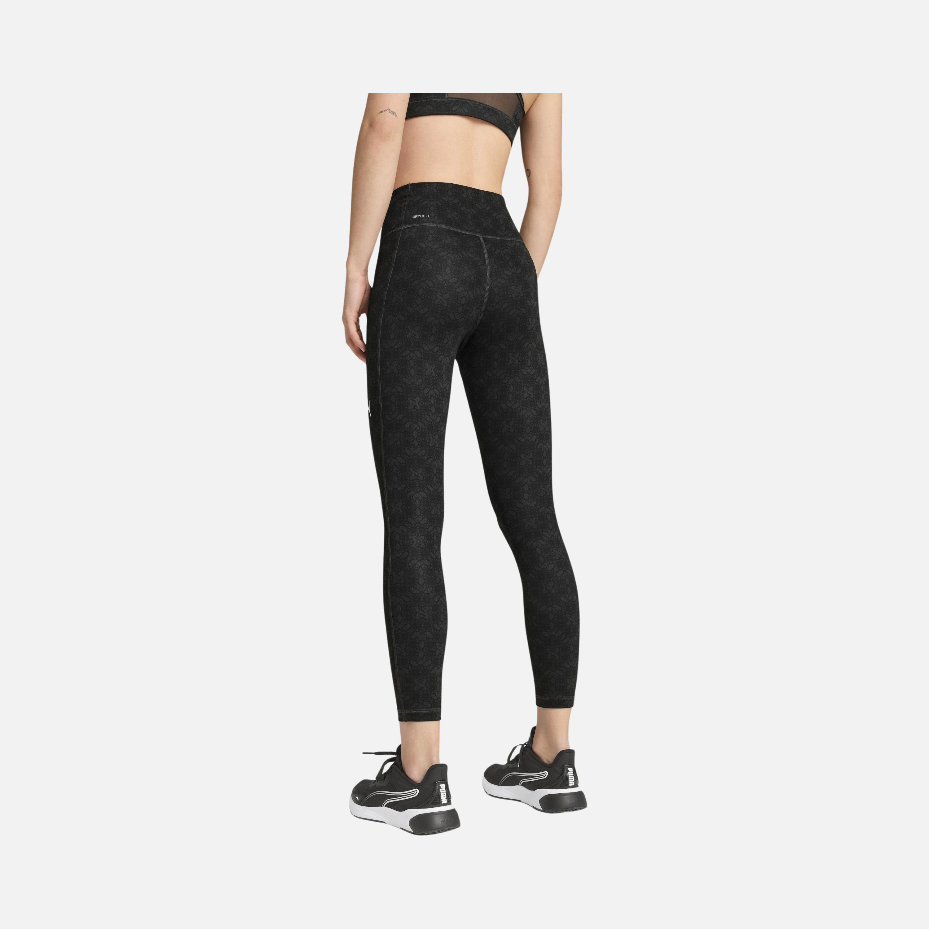 Puma DryCELL TAD Graphic 7/8 All Over Printed High-Waisted Gym & Training Kadın Tayt