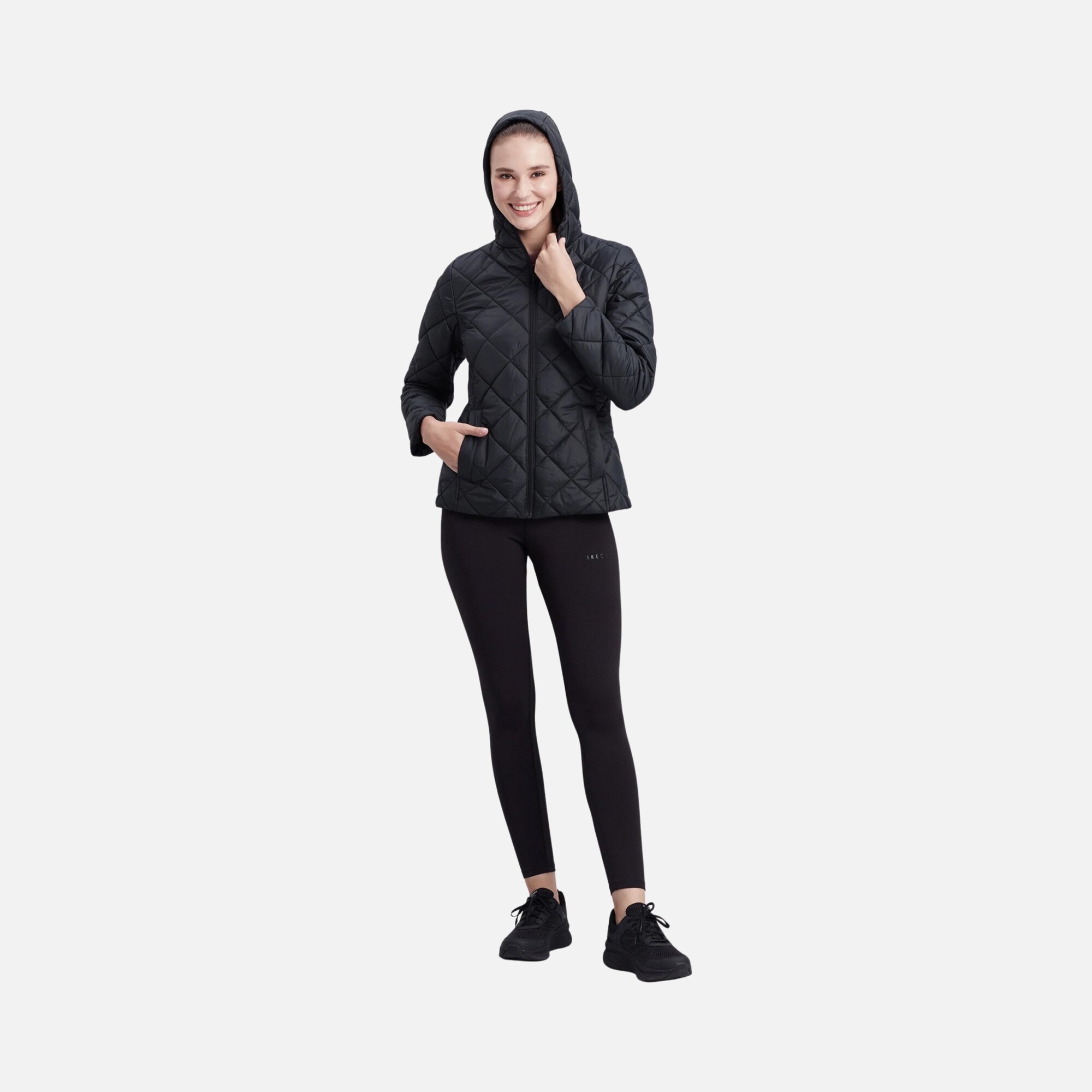 Skechers Capitone Full-Zip Hooded Kadın Mont