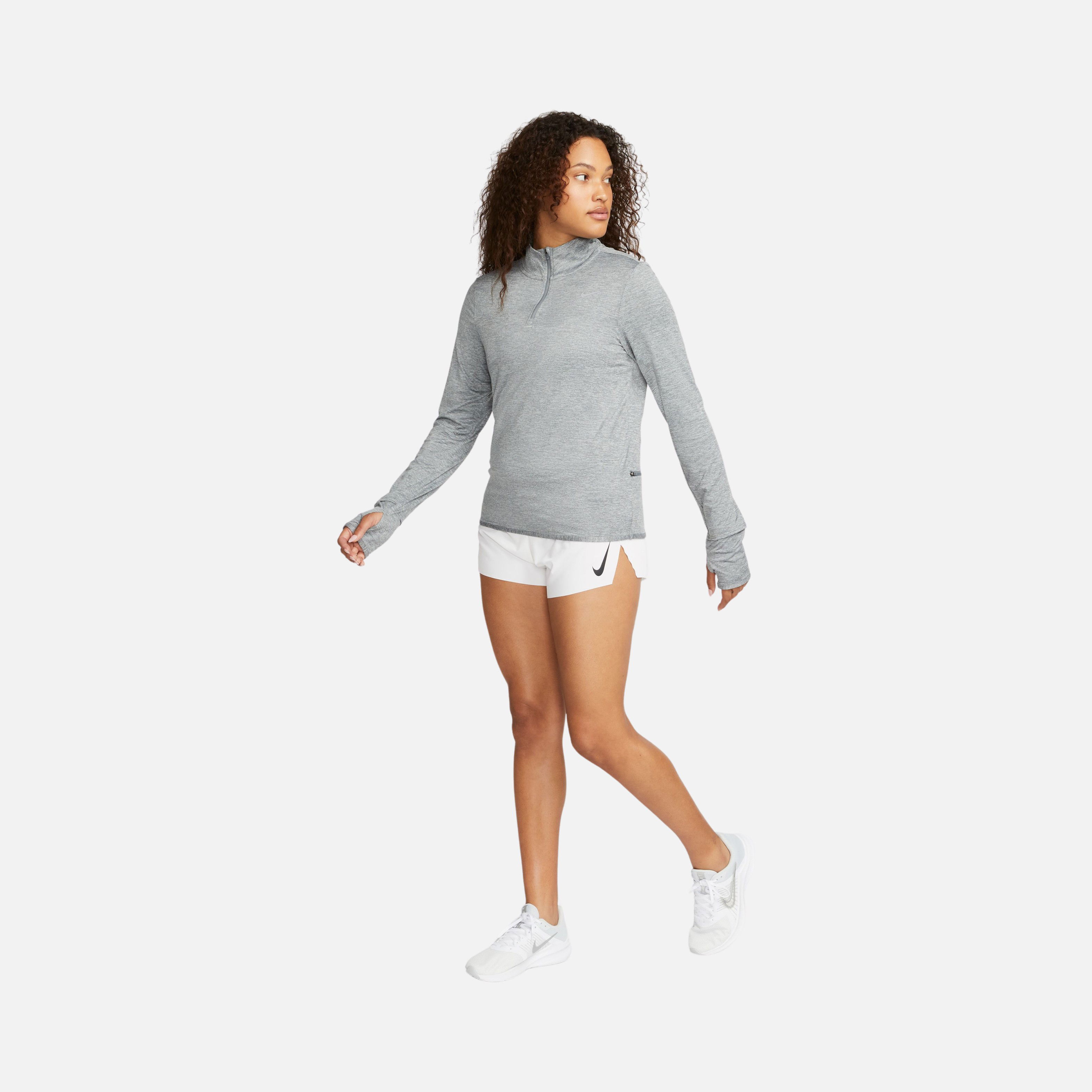 Nike Dri-Fit Swift Element UV 1/4-Zip Running Long-Sleeve Kadın Tişört