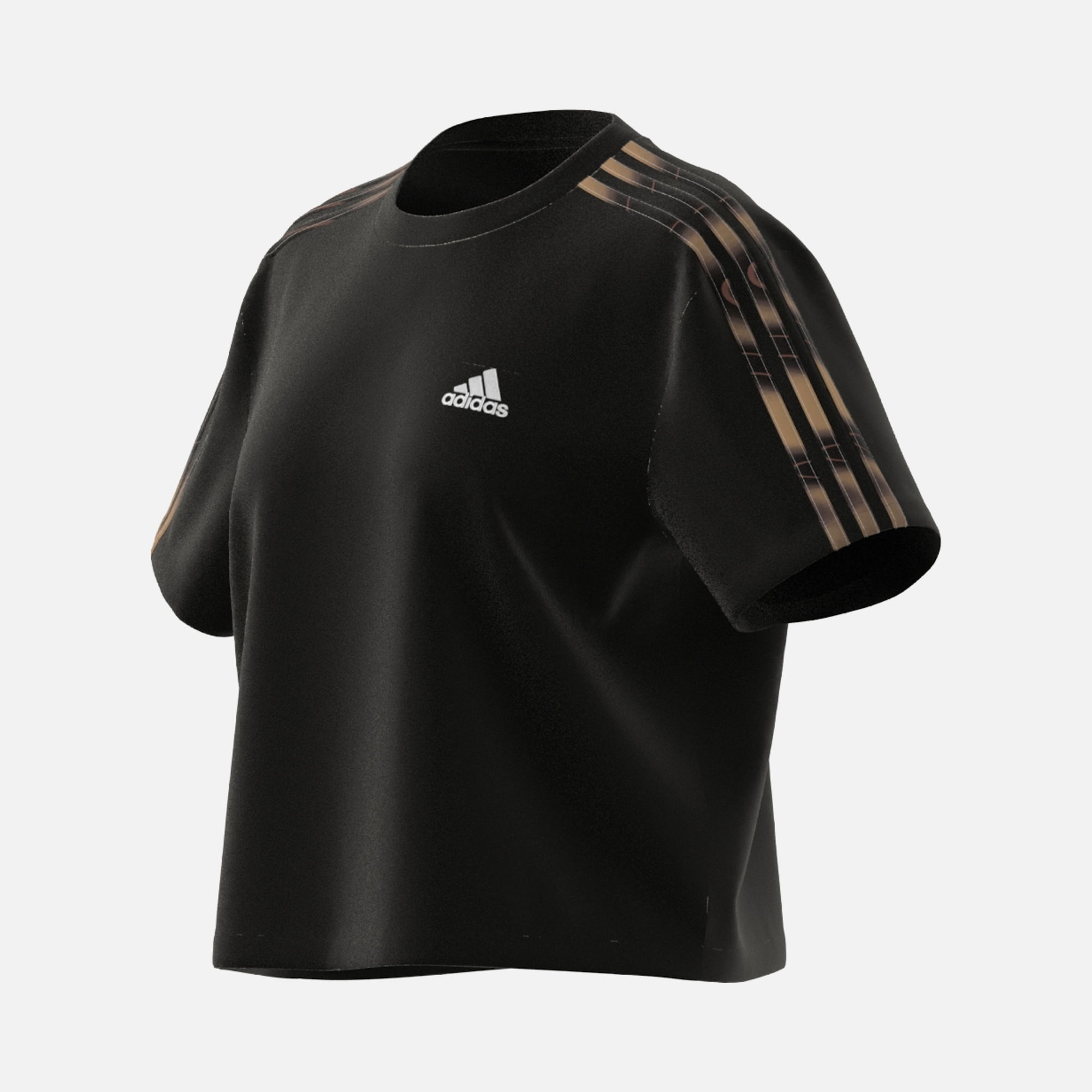 adidas Sportswear Vibrant Print 3-Stripes Short-Sleeve Kadın Tişört