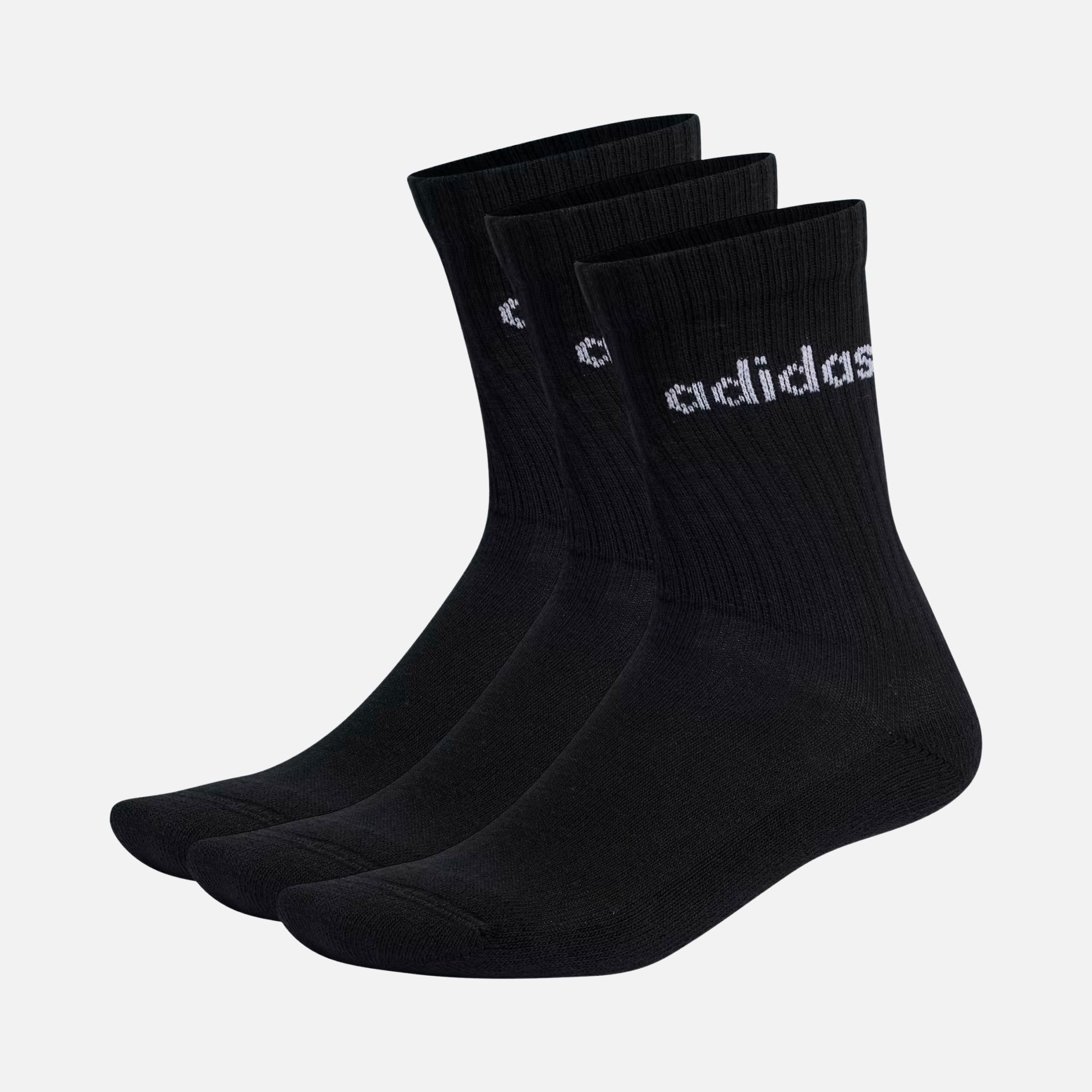 adidas Sportswear Linear Crew Cushioned (3 Pairs) CO Unisex Çorap