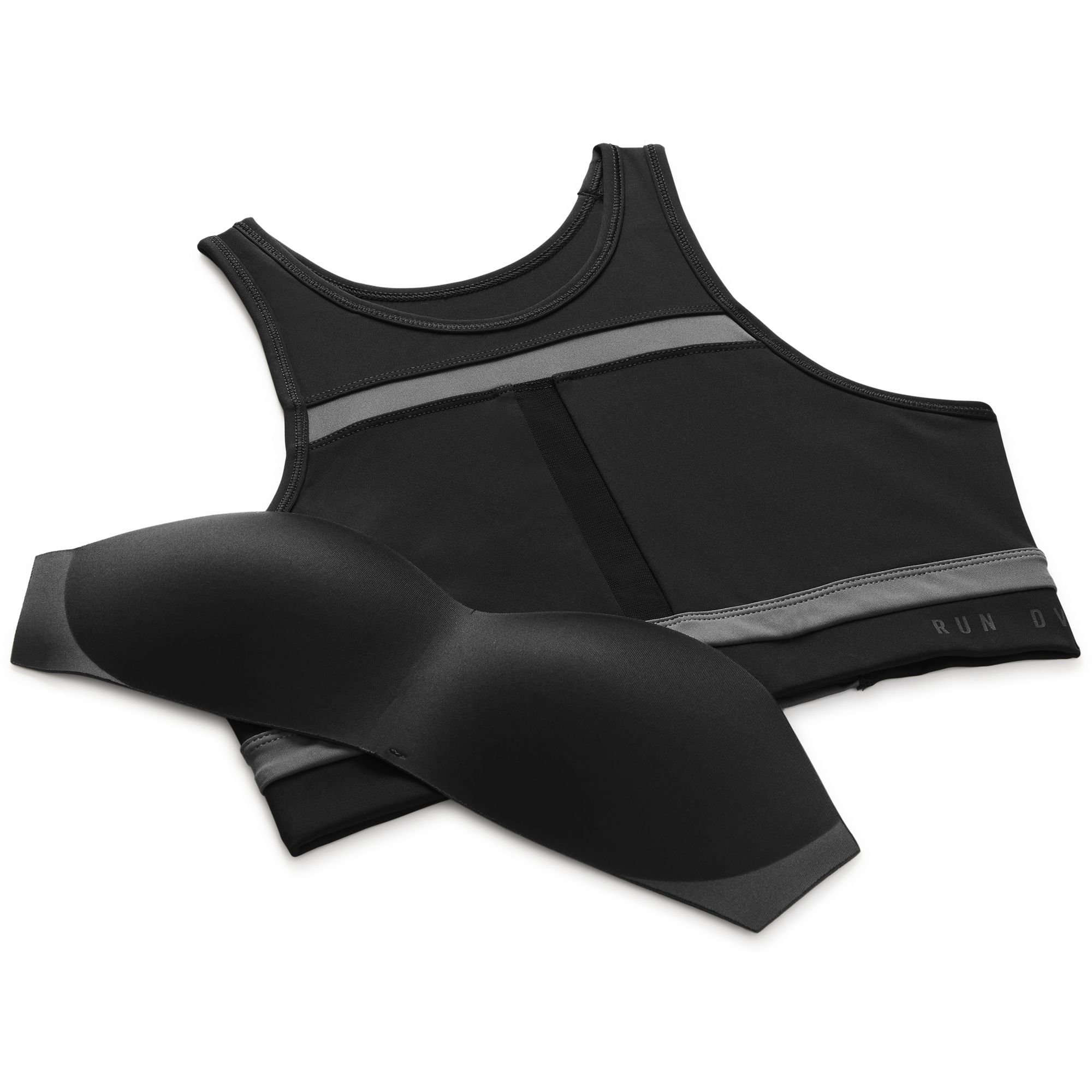 Nike Dri-Fit Swoosh Run Division Medium-Support 1-Piece Pad Longline Kadın Bra