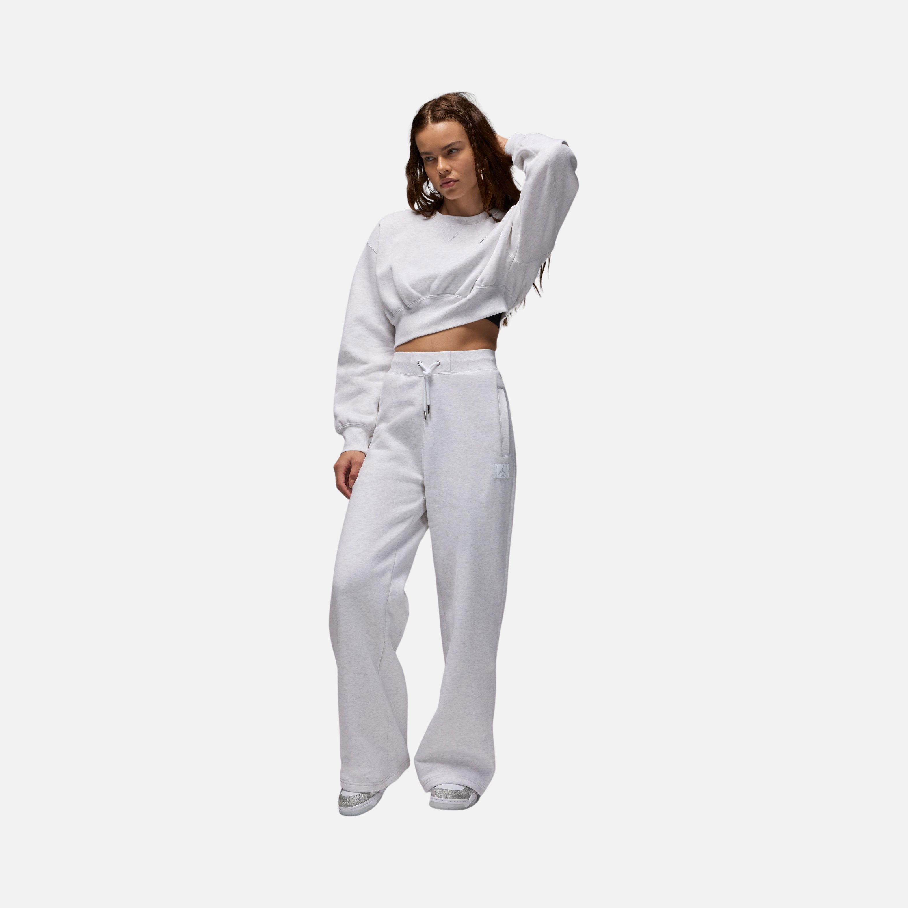 Nike Jordan Flight Fleece Open-Hem Extra Loose Legs Kadın Eşofman Altı