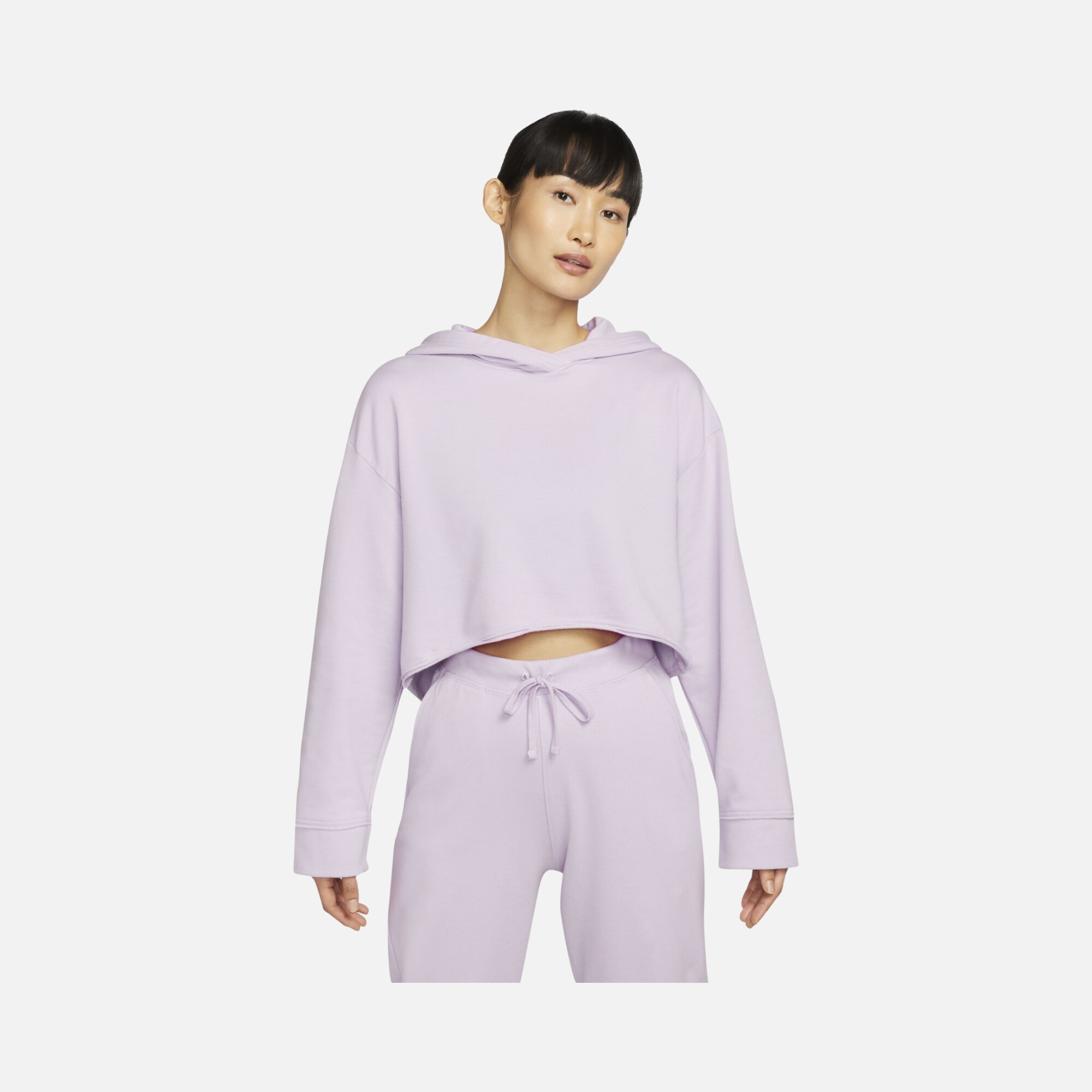 Nike Yoga Luxe Cropped Fleece Training Hoodie Kadın Sweatshirt
