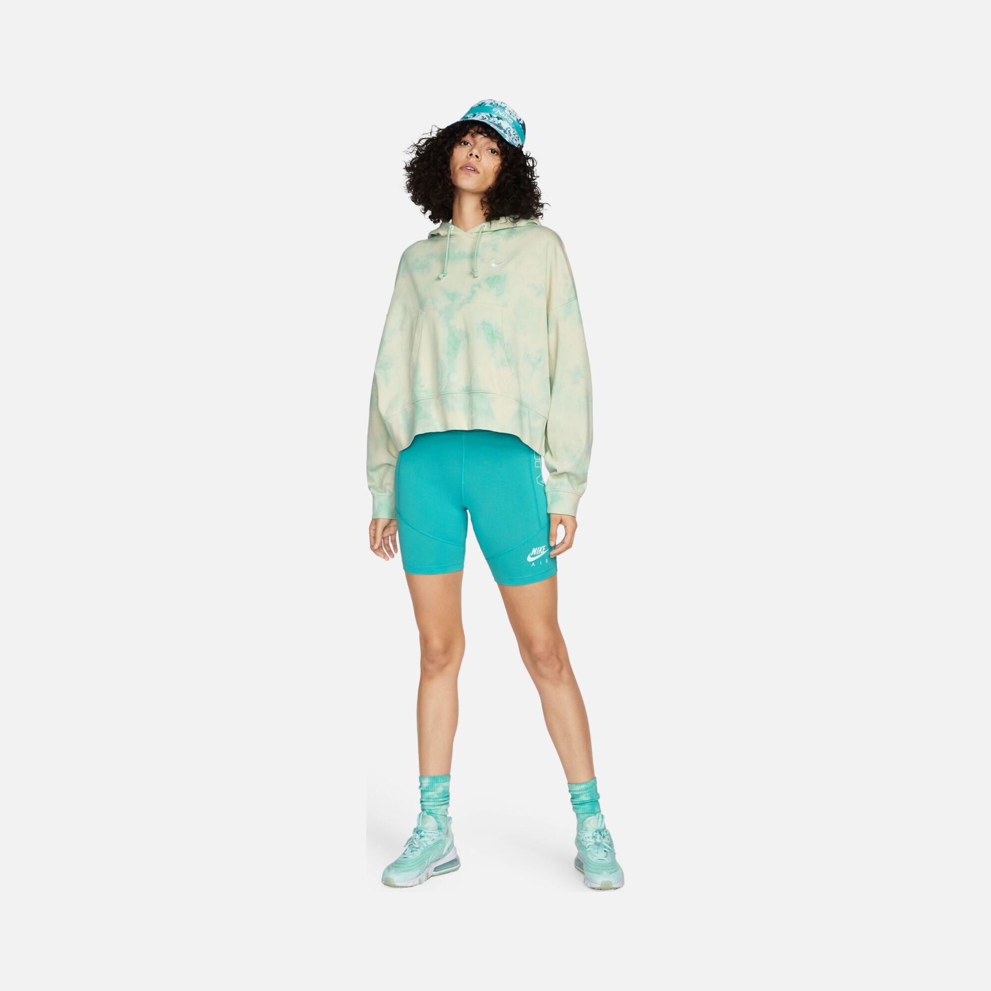 Nike Sportswear Washed Jersey Hoodie Kadın Sweatshirt