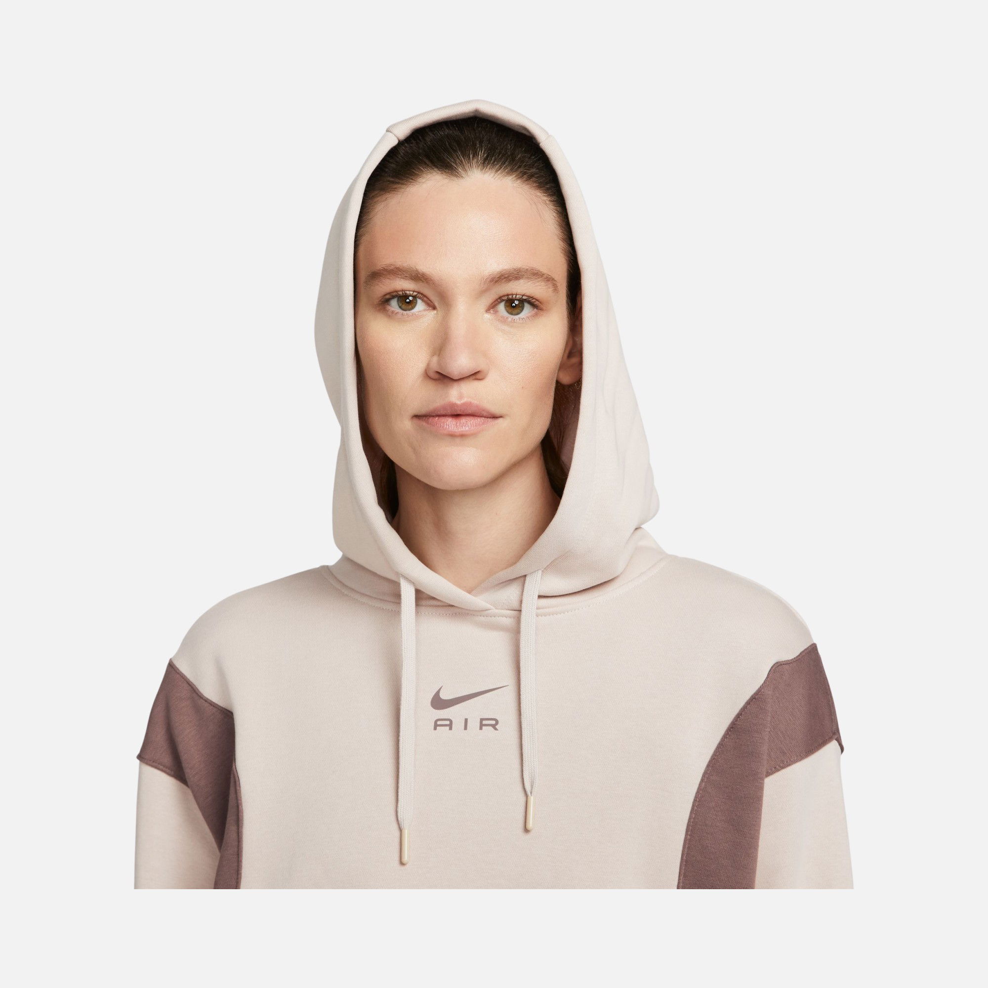 Nike Sportswear Air Oversized Crop Fleece Hoodie Kadın Sweatshirt