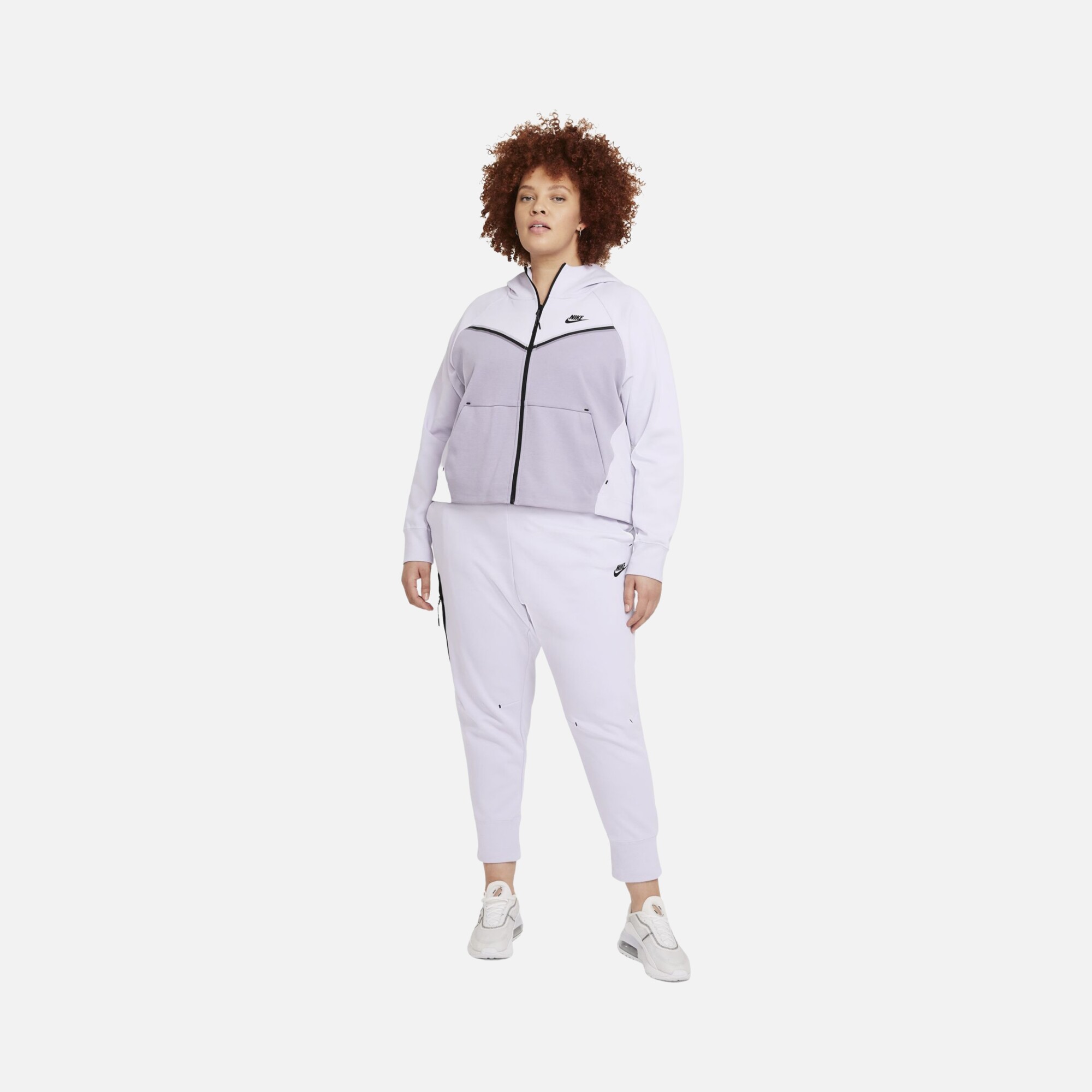 Nike Sportswear Tech Fleece Windrunner Full-Zip Hoodie (Plus Size) Kadın Sweatshirt