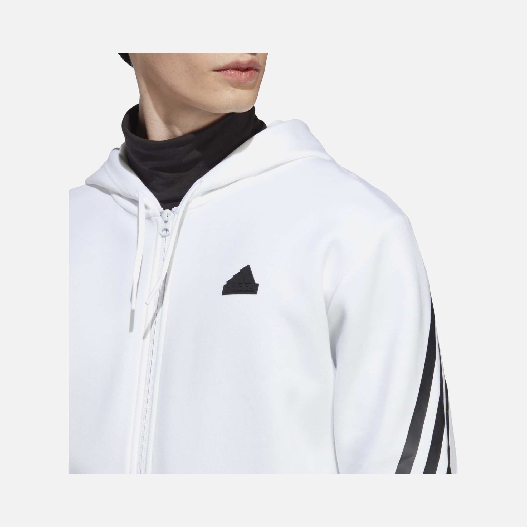 adidas Sportswear Future Icons FW23 3-Stripes Full-Zip Hoodie Erkek Sweatshirt