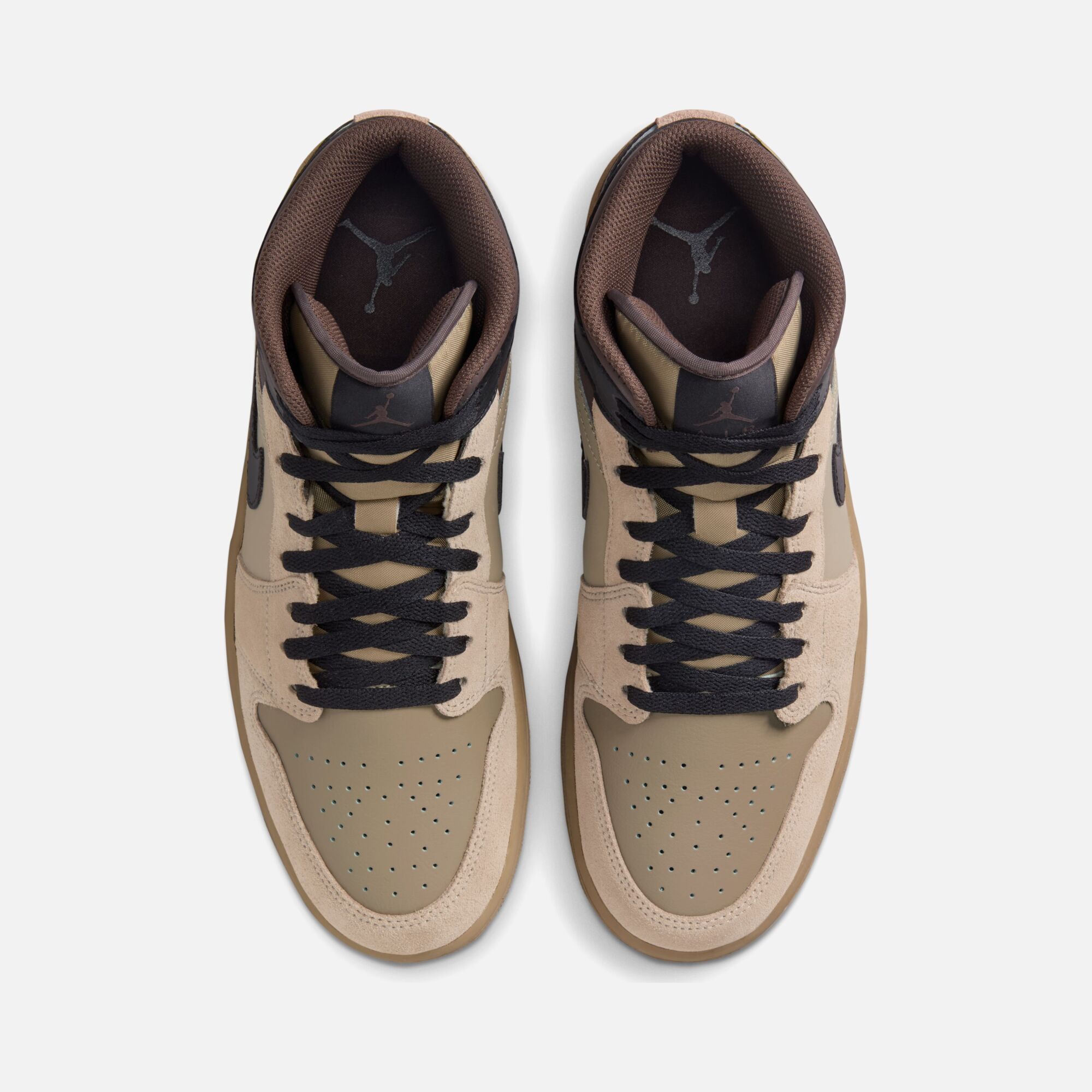 Nike Air Jordan 1 Mid ''Suede Details'' Erkek Spor Ayakkabı