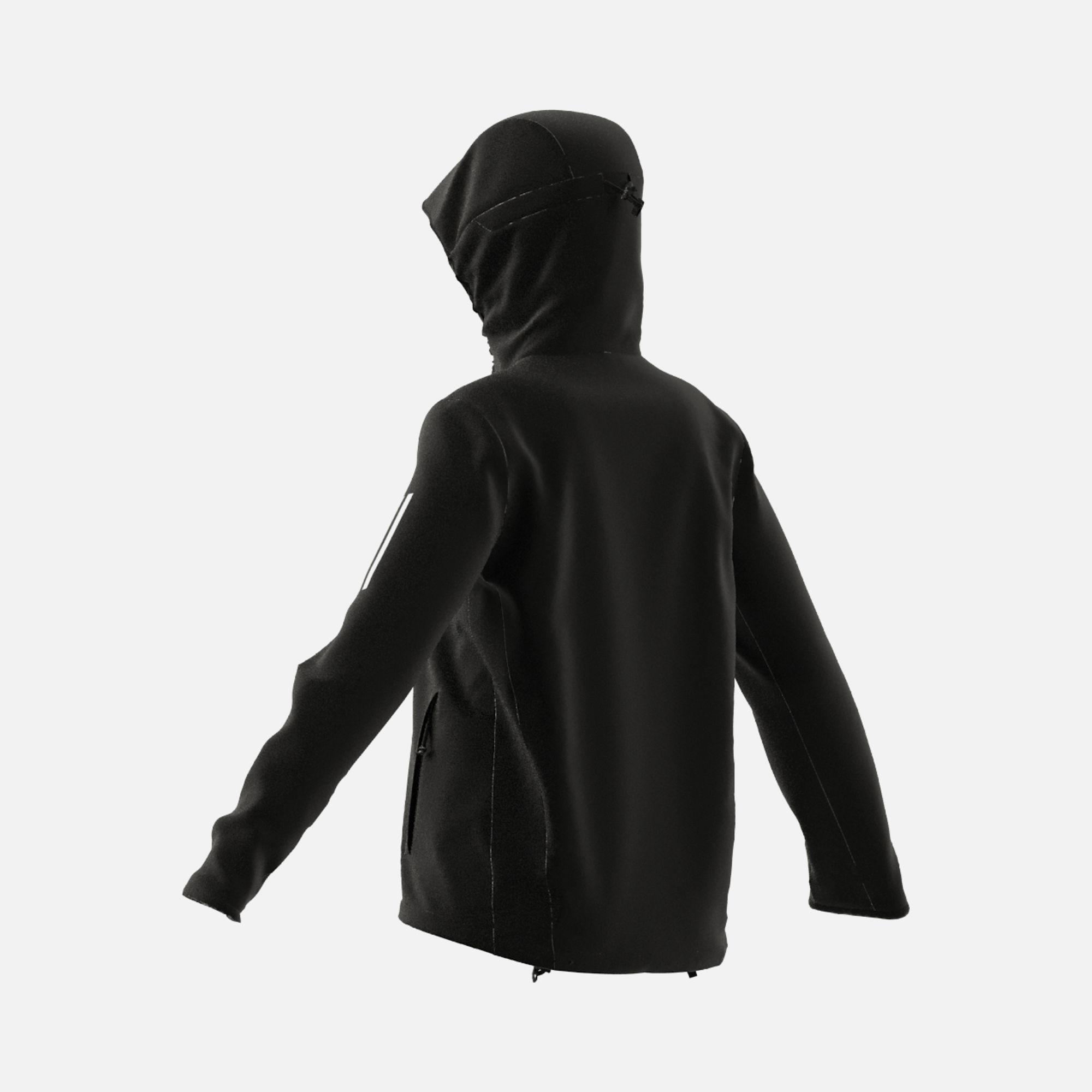 adidas Own the Run 3-Stripes Hooded Running Windbreaker Kadın Ceket