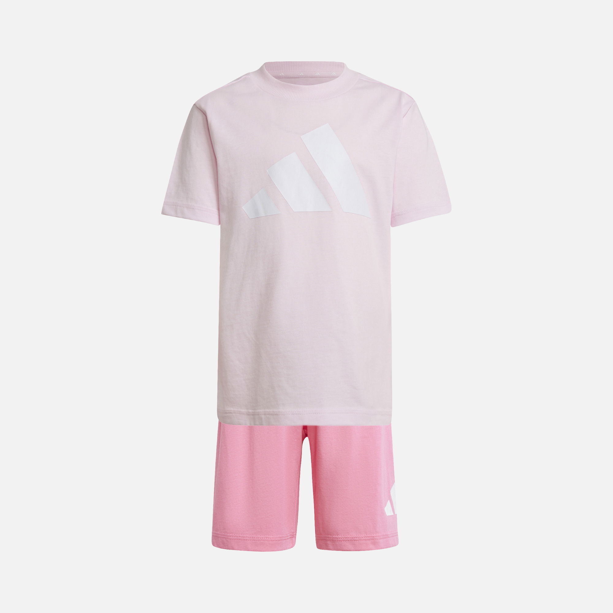 adidas Sportswear Essentials Big 3 Bar Logo Graphic Short-Sleeve Tişört&Şort Çocuk Takım