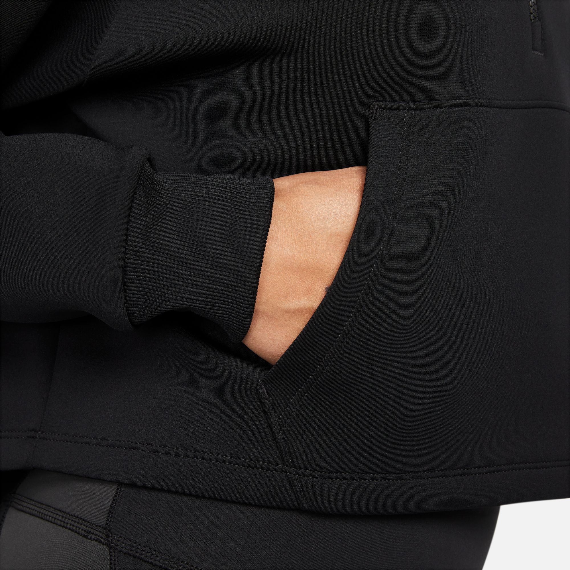 Nike Dri-Fit Graphic Shine Training Cropped 1/2-Zip Hoodie Kadın Sweatshirt