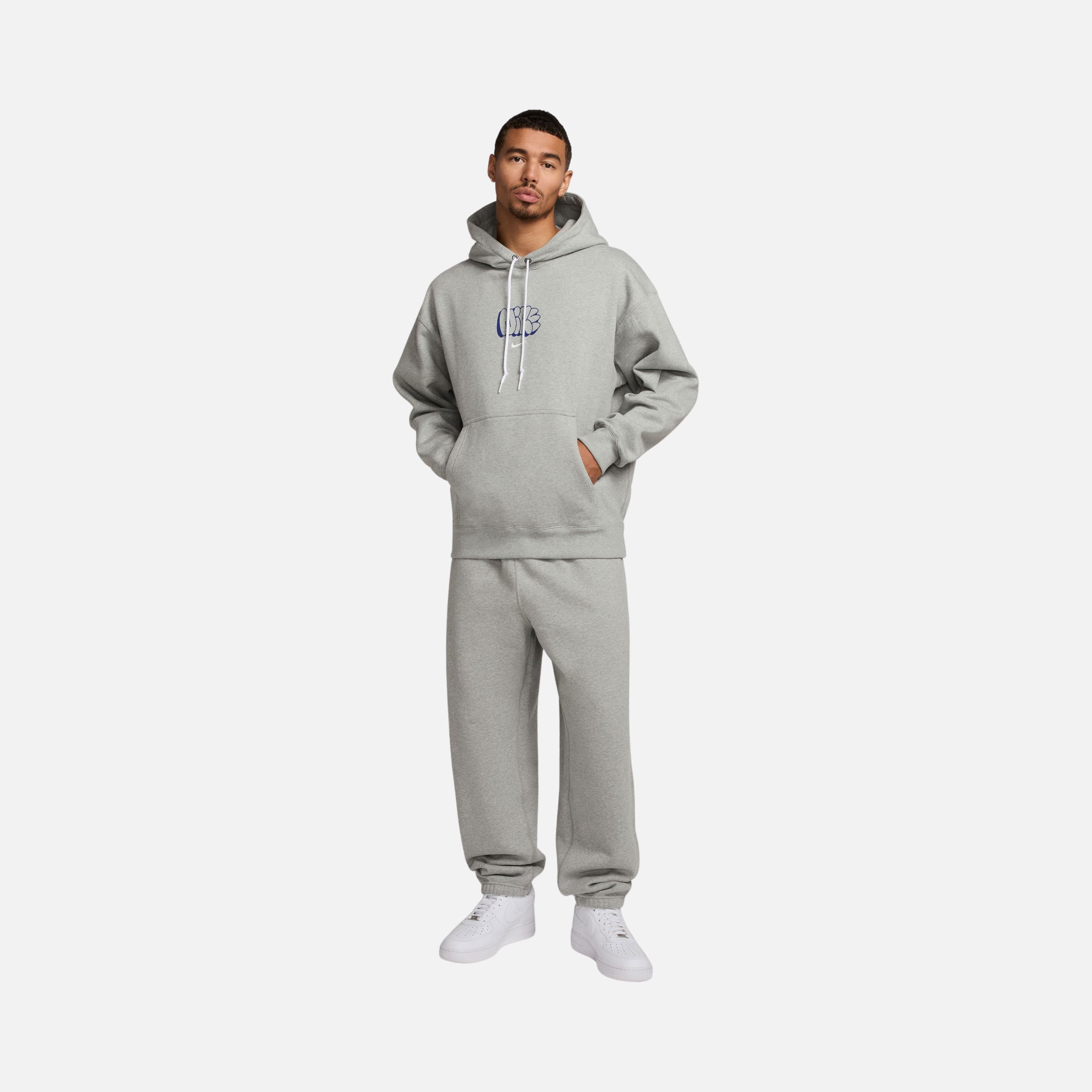 Nike Sportswear Solo Swoosh Graphics Fleece Hooded Erkek Sweatshirt