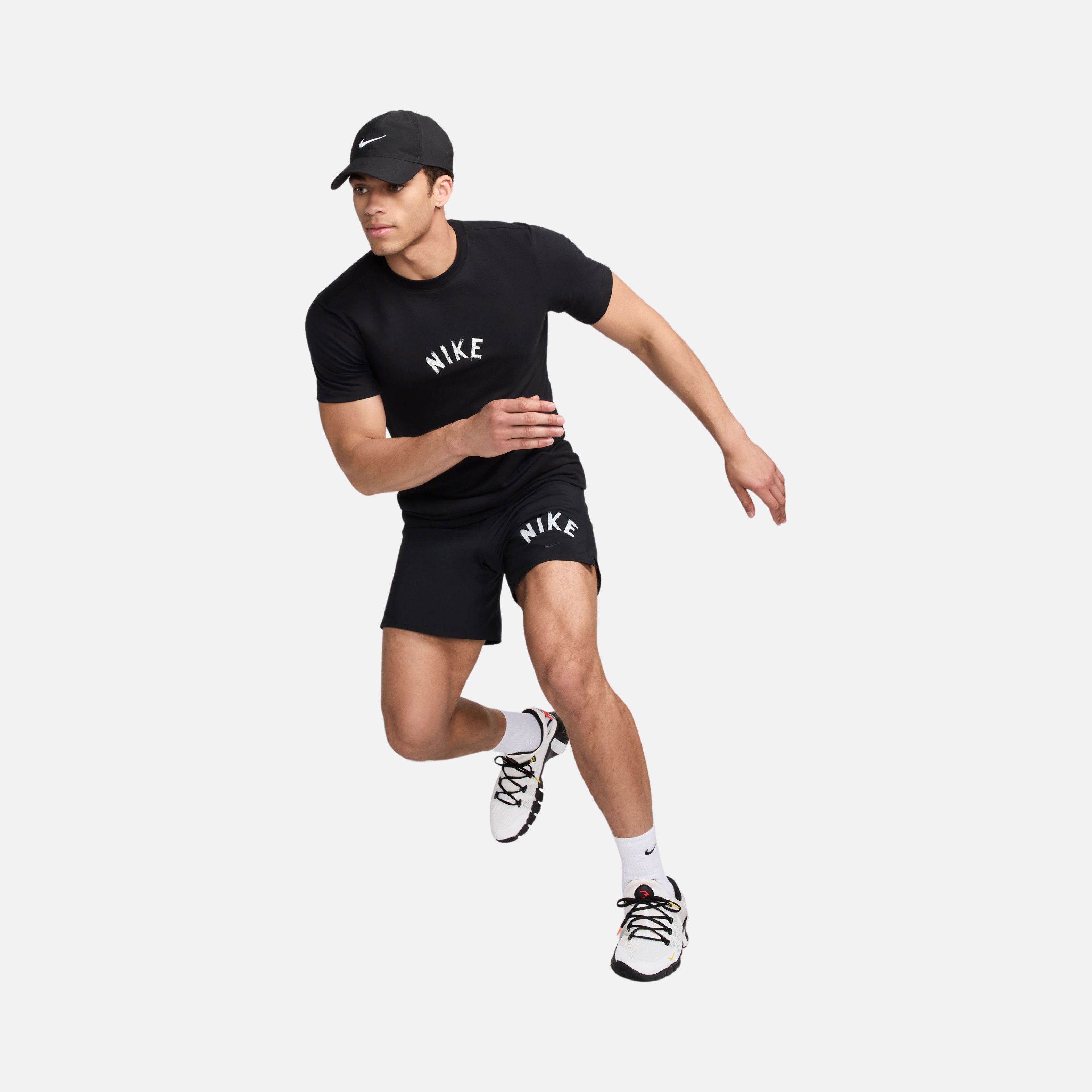 Nike Dri-Fit Swoosh 2 Graphic Fitness Training Short-Sleeve Erkek Tişört