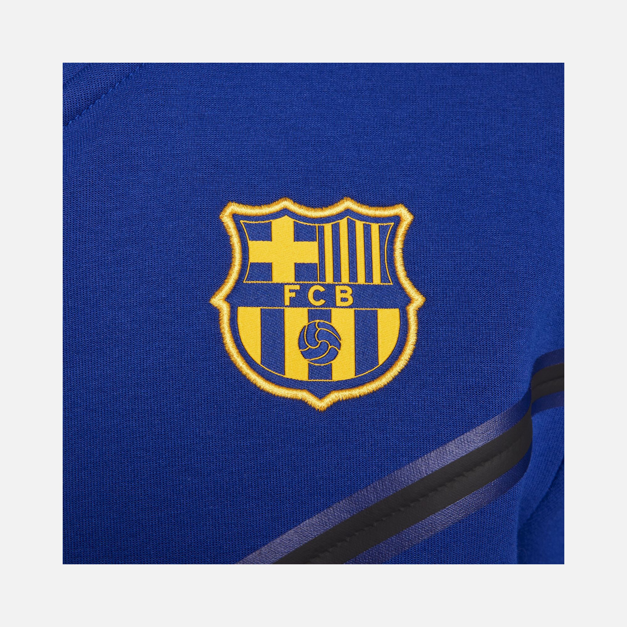 Nike FC Barcelona Tech Fleece Windrunner SS24 Full-Zip Hoodie Erkek Sweatshirt
