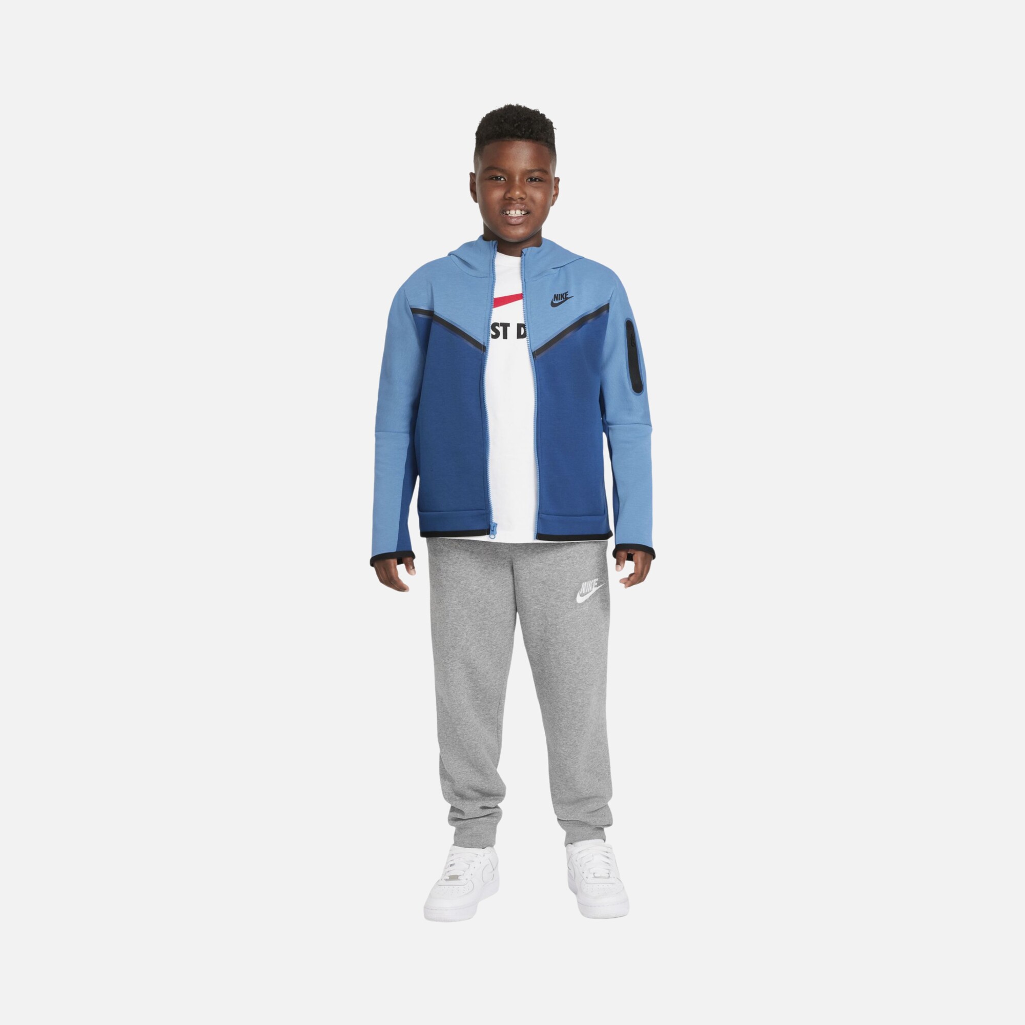 Nike Sportswear Tech Fleece Full-Zip Hoodie (Boys') Çocuk Sweatshirt