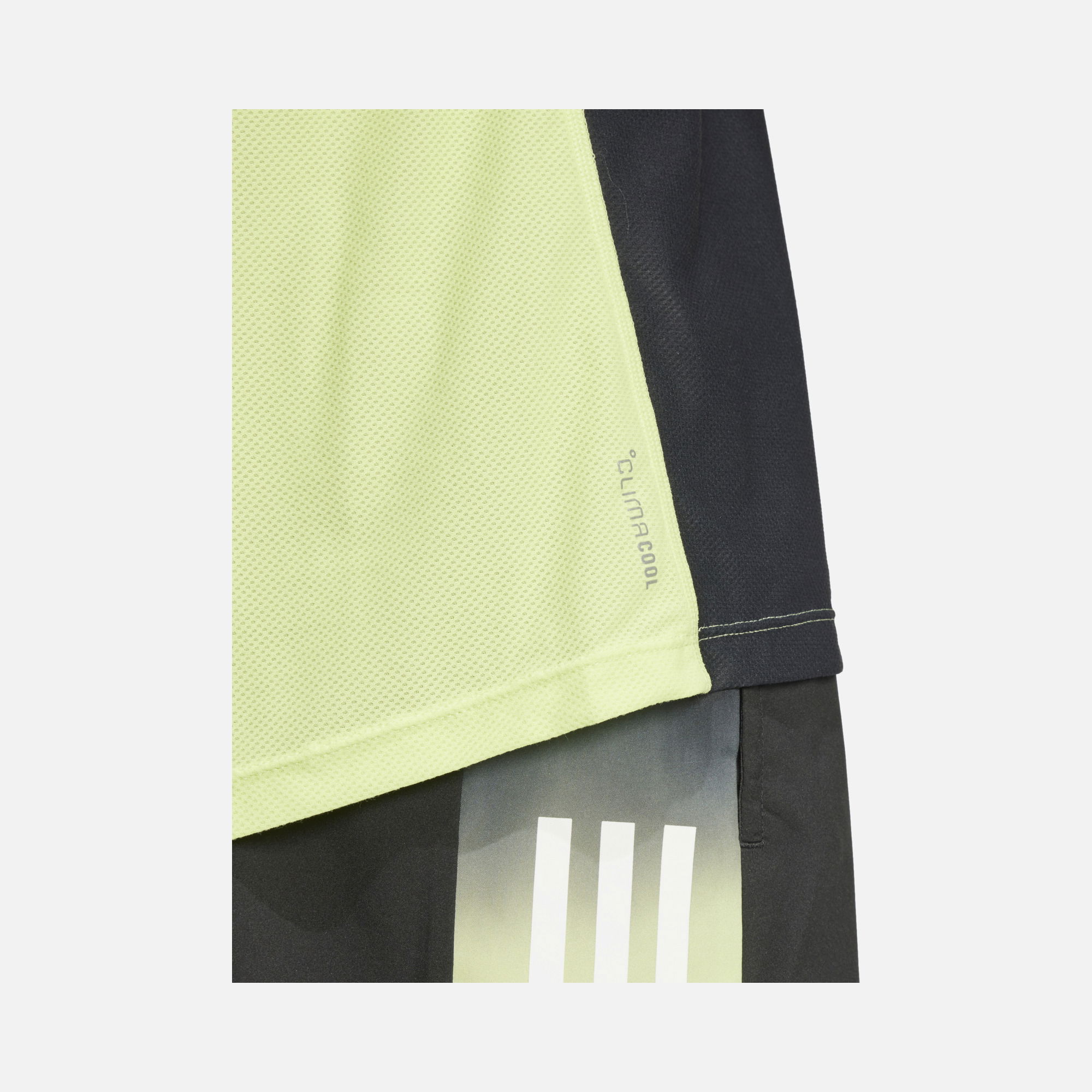 adidas Climacool Own the Run Colorblock Running Short-Sleeve Erkek Tişört