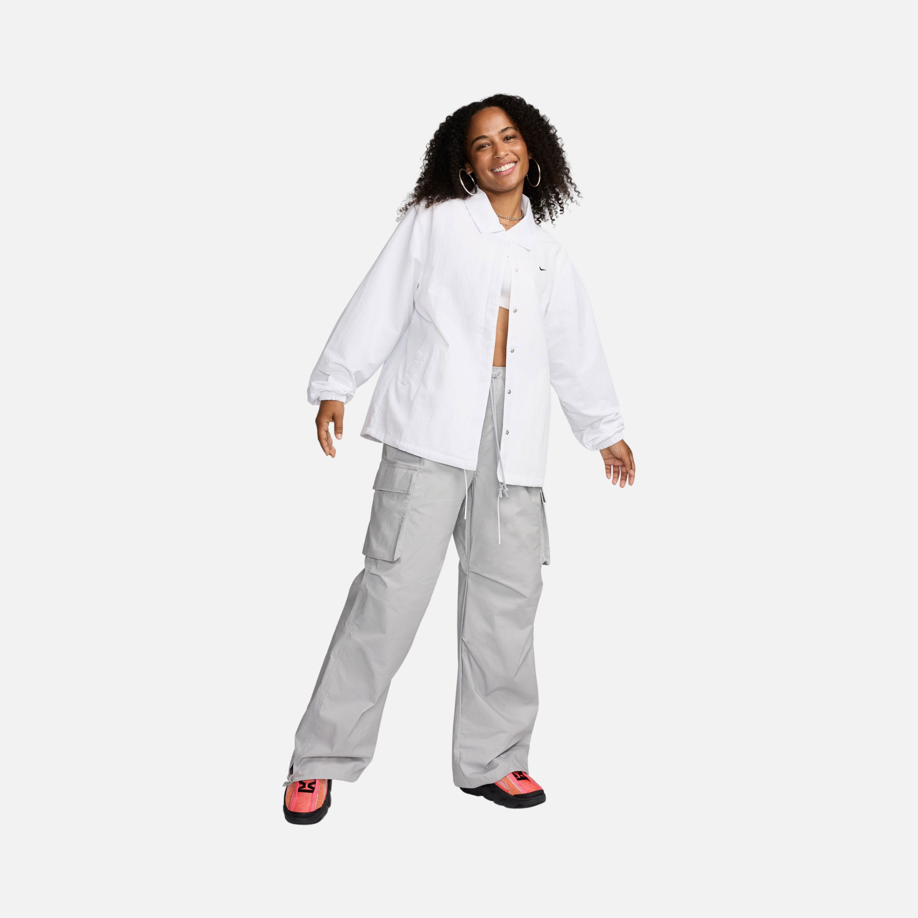 Nike Sportswear Dance Ripstop Cotton Fabric Mid-Rise Cargo Kadın Pantolon