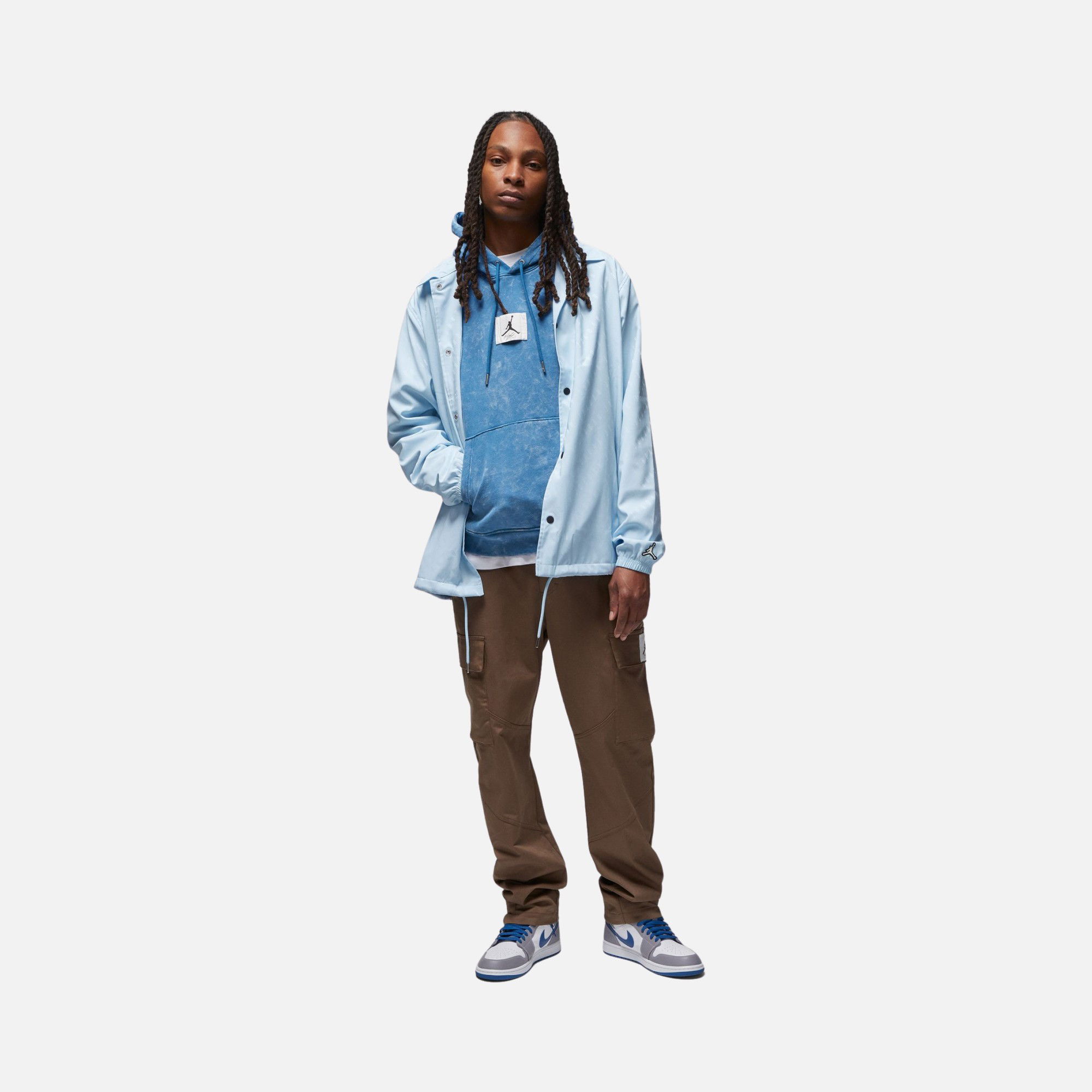 Nike Jordan Essentials Washed-Out Fleece Hoodie Erkek Sweatshirt